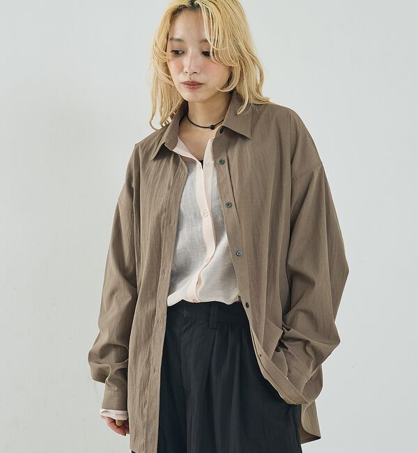 NOMINE「レイヤード シャツ」|シャツ・ブラウス|