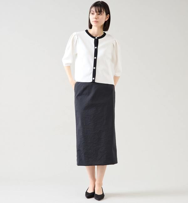 TIARA「ペプラムベルトストレッチタイトスカート」|スカート|