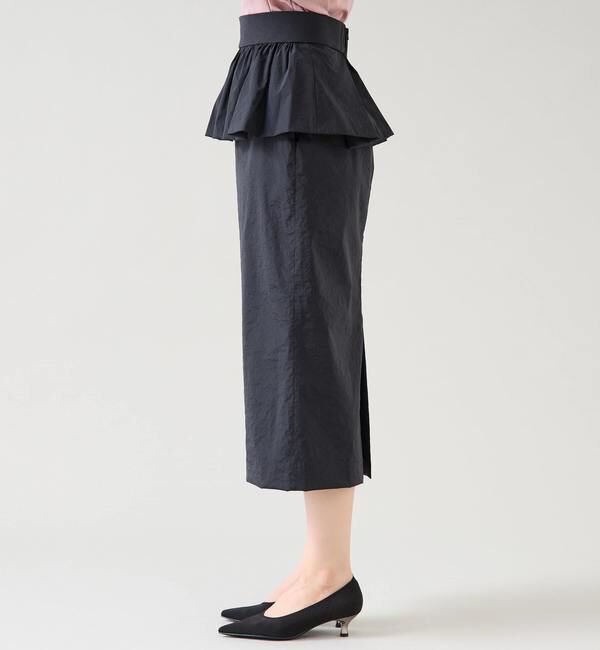 TIARA「ペプラムベルトストレッチタイトスカート」|スカート|