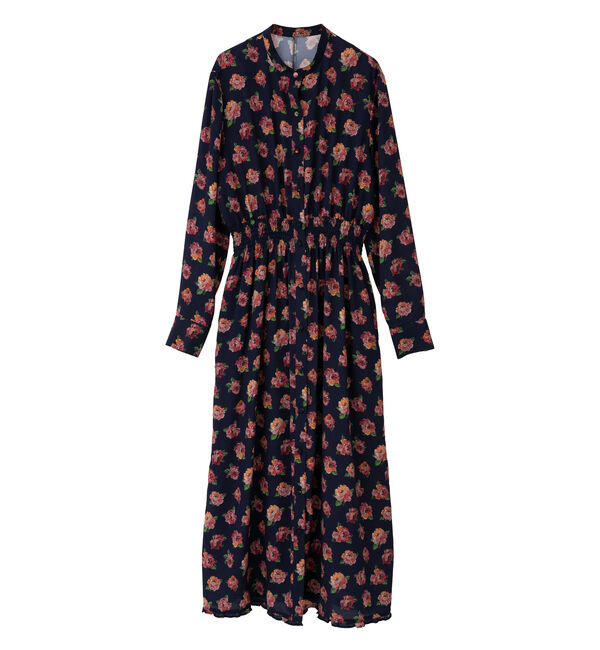 TIARA「オールドローズプリントボウリボン付きワンピース」|ワンピース|