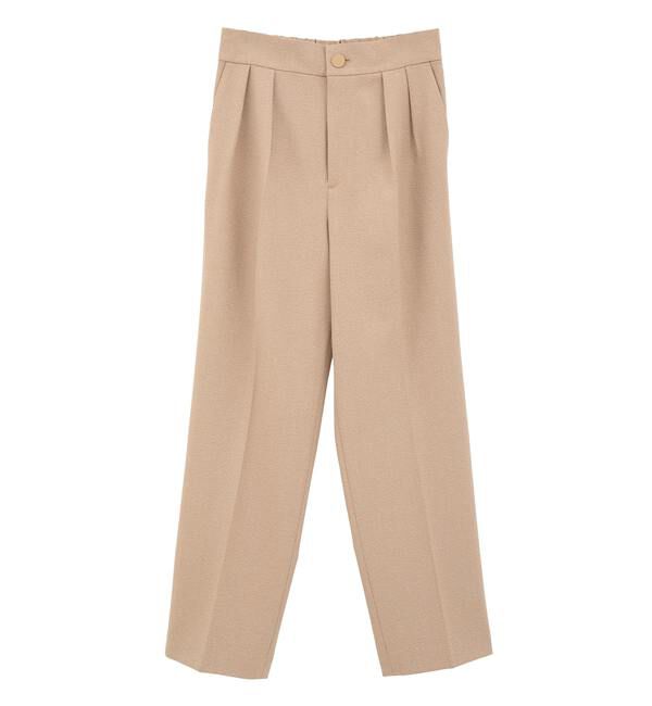 TIARA「2タックパンツ」|その他|ベージュ