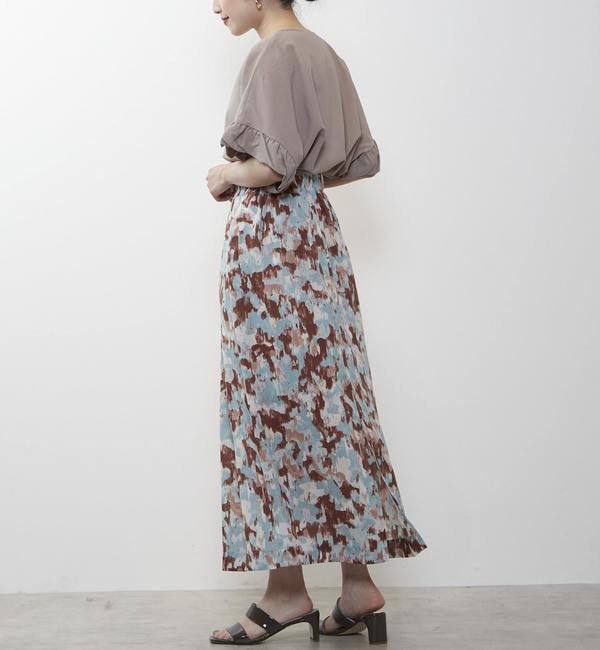Liesse「カラーペイントスカート」|スカート|