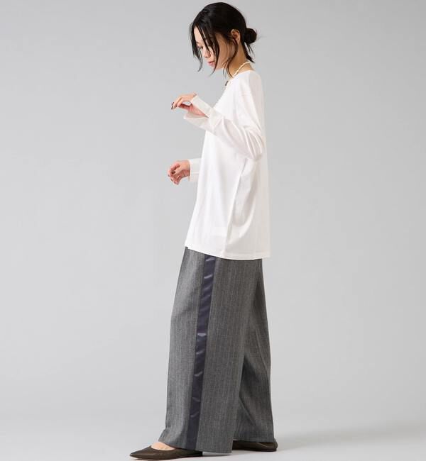 Liesse「袖口カフスカットソー」|Tシャツ・カットソー|