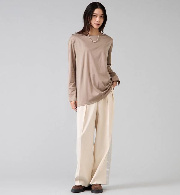 Liesse「袖口カフスカットソー」|Tシャツ・カットソー|