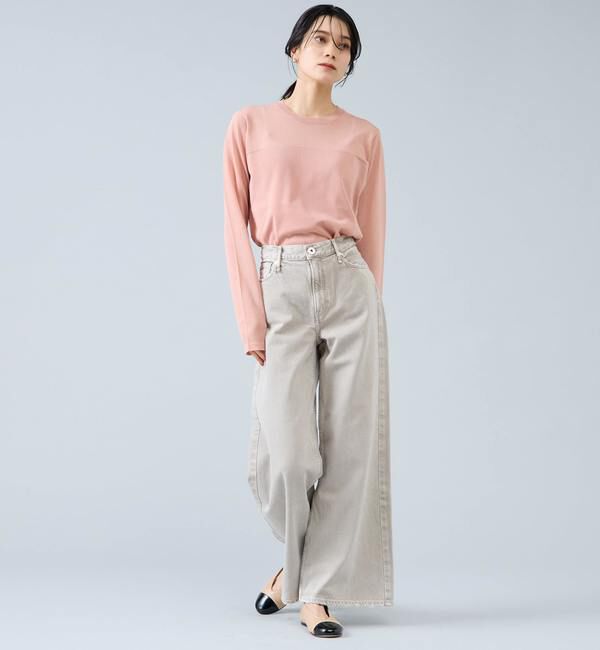 Liesse「ロングスリーブシアーニット」|ニット・セーター|