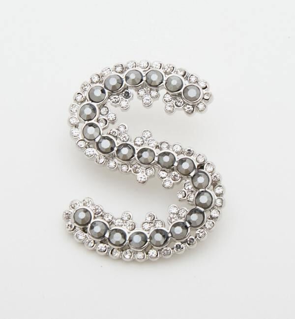 Soffitto「ラインストーンブローチ」|ブローチ・コサージュ|シルバー