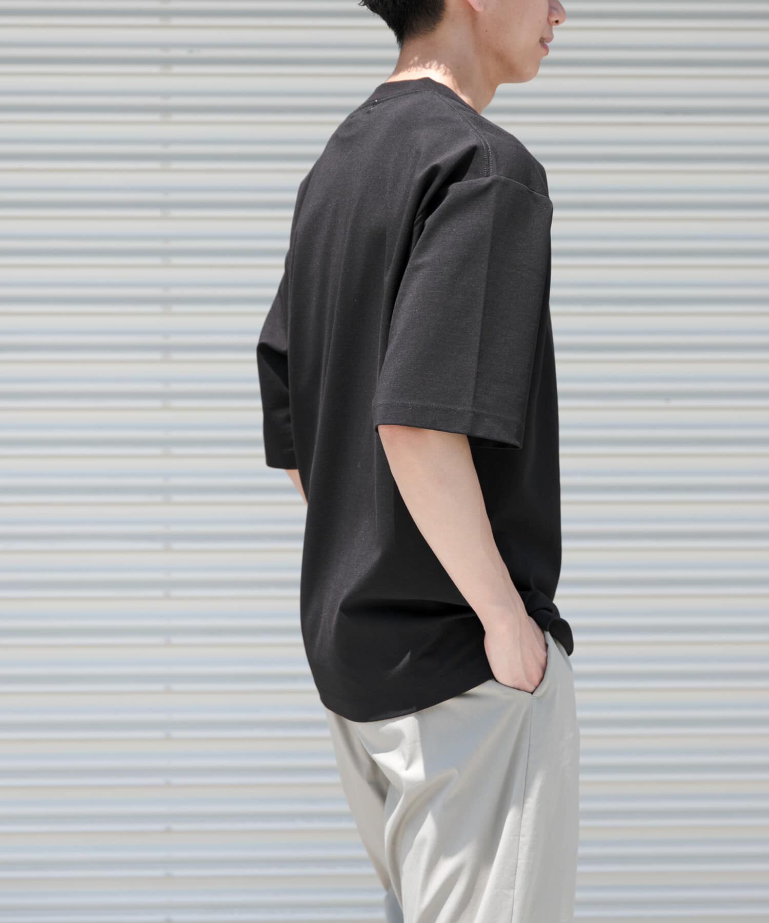 URBAN RESEARCH DOORS「FORK&SPOON　イスラエルピマダブルフェイスTシャツ」|Tシャツ・カットソー|