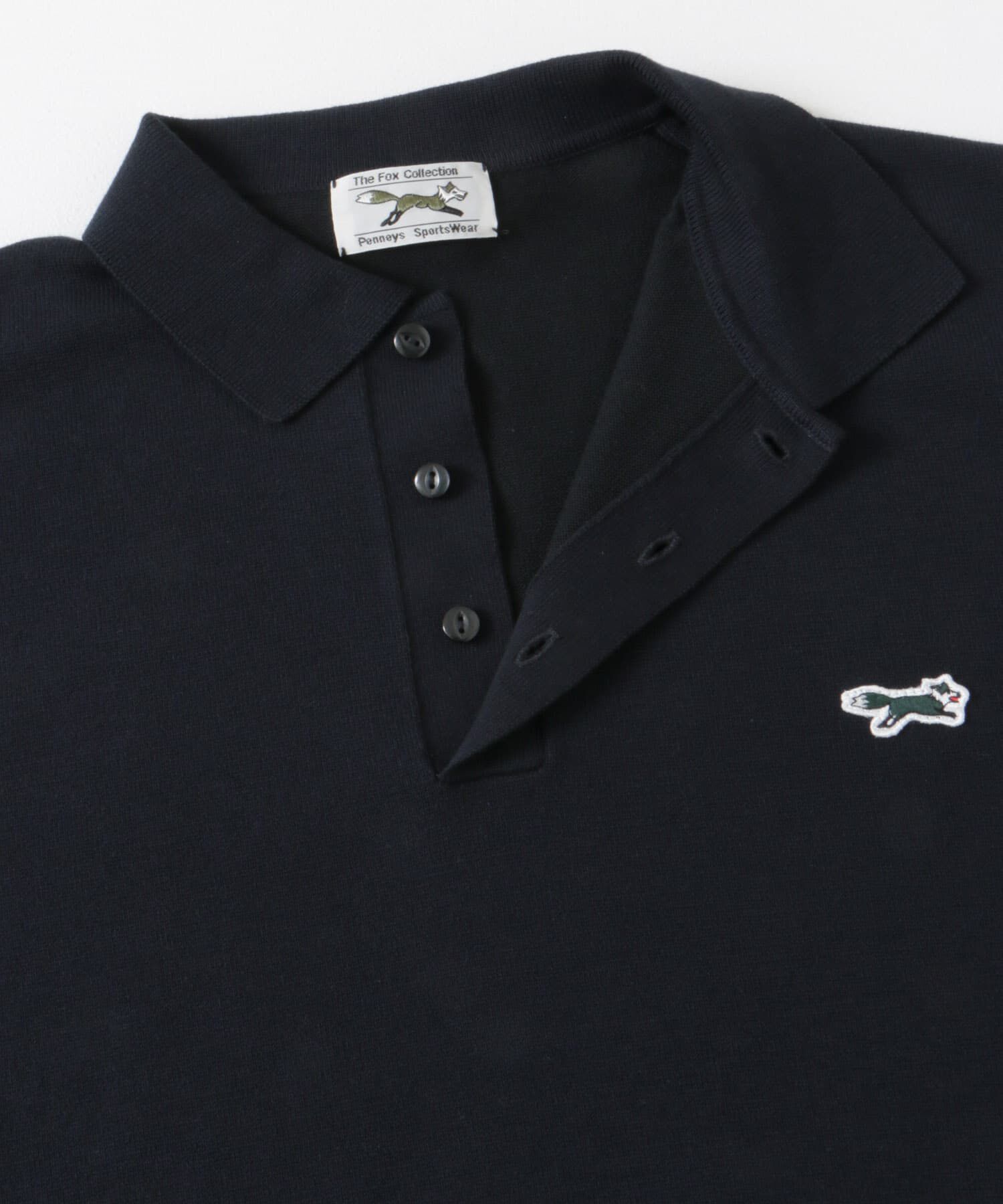 URBAN RESEARCH DOORS「『XLサイズ/WEB限定』『別注』PENNEYS&times;DOORS　THE FOX ハイゲージ ニットポロ」|ポロシャツ|