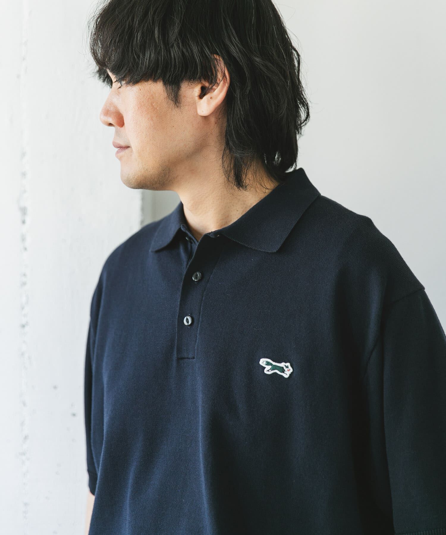 URBAN RESEARCH DOORS「『XLサイズ/WEB限定』『別注』PENNEYS&times;DOORS　THE FOX ハイゲージ ニットポロ」|ポロシャツ|