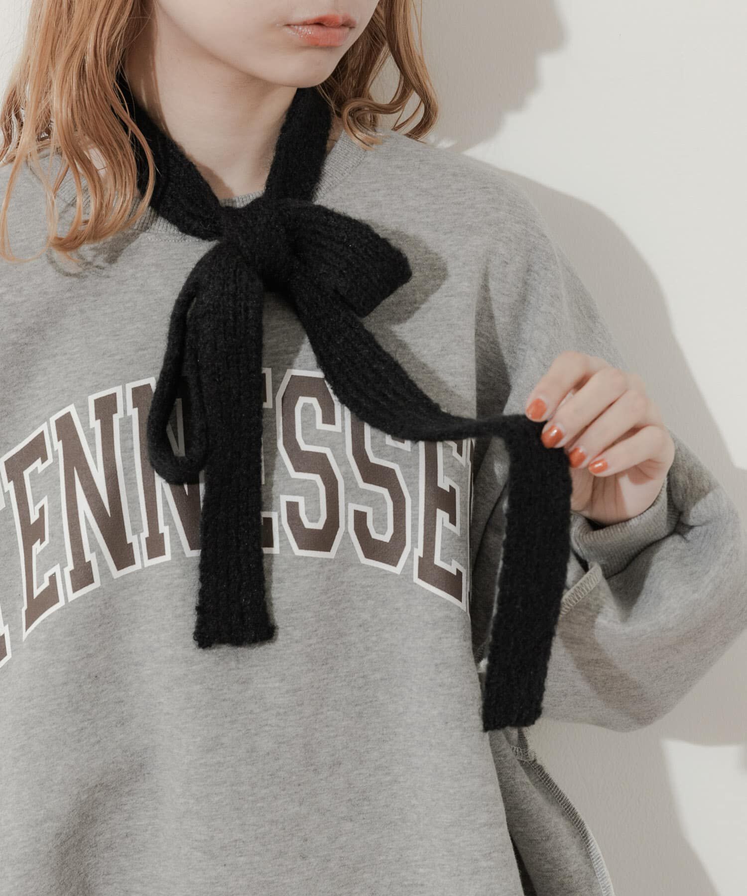 SMELLY「スリムニットマフラー」|マフラー|