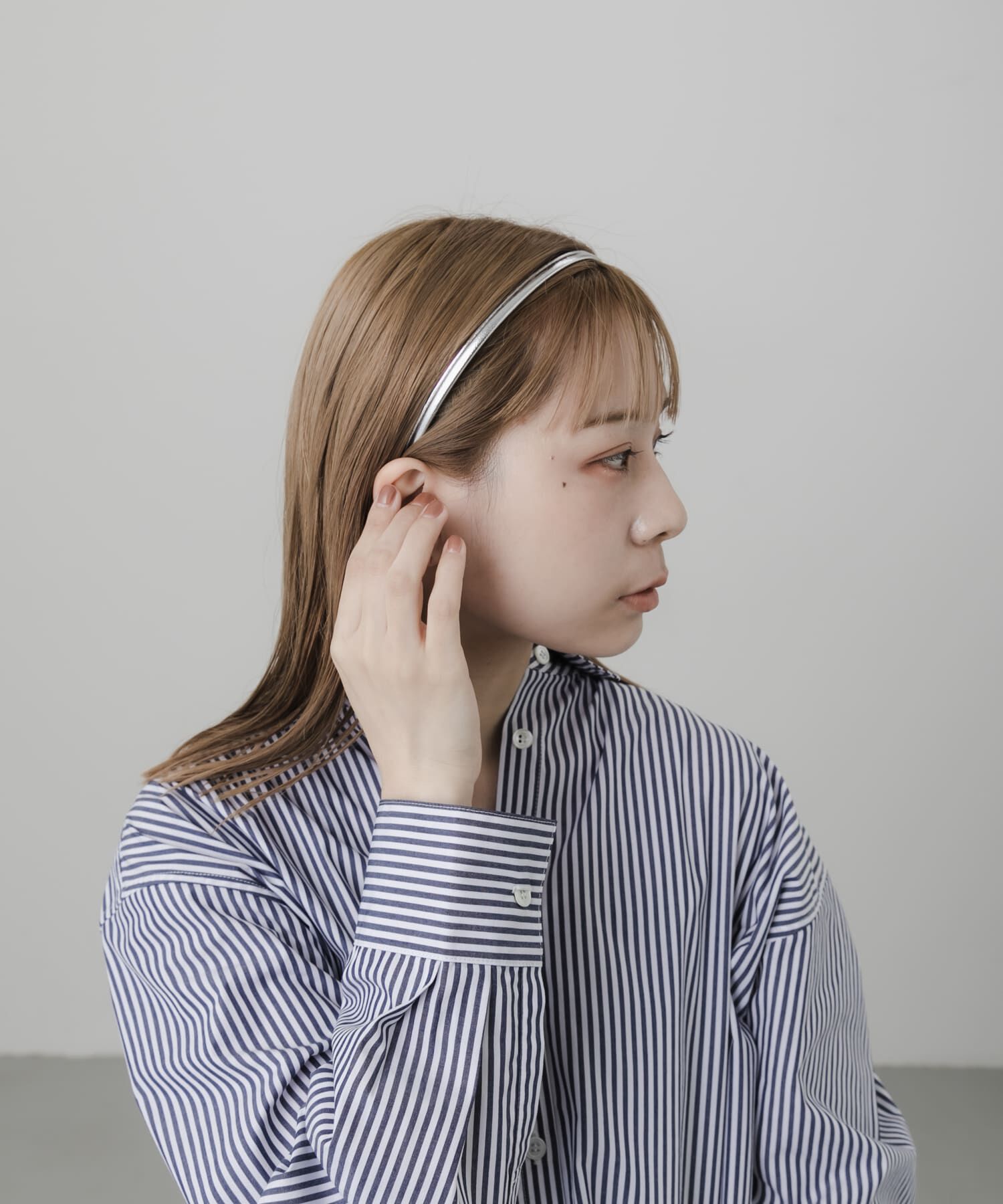 SMELLY「スリムフェイクレザーカチューシャ」|カチューシャ|