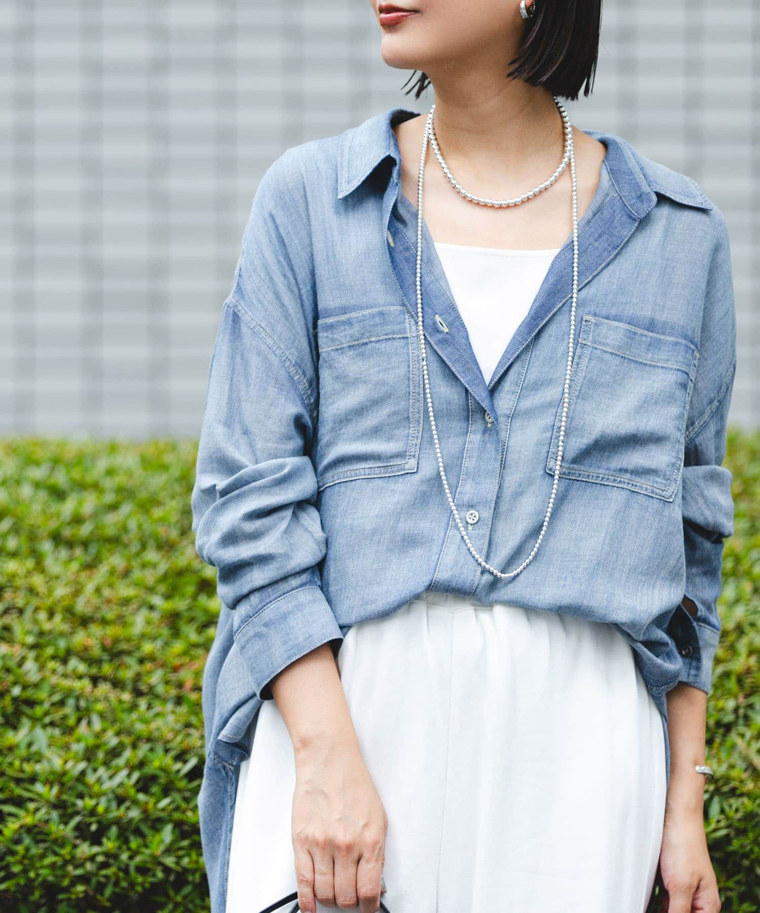 URBAN RESEARCH「シアーデニムシャツ」|シャツ・ブラウス|