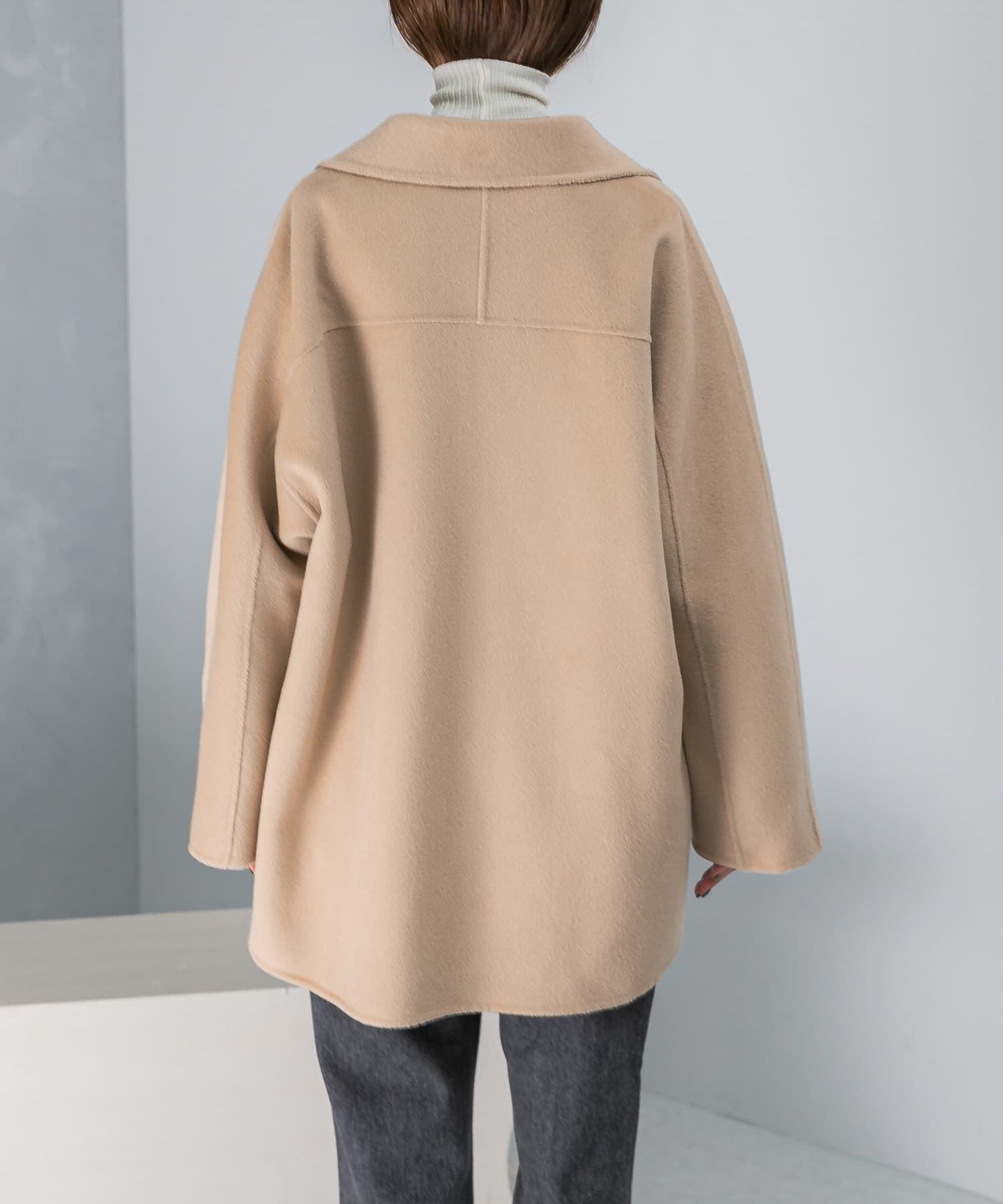 URBAN RESEARCH ROSSO「ダブルジップリバーコート」|ノーカラーコート|