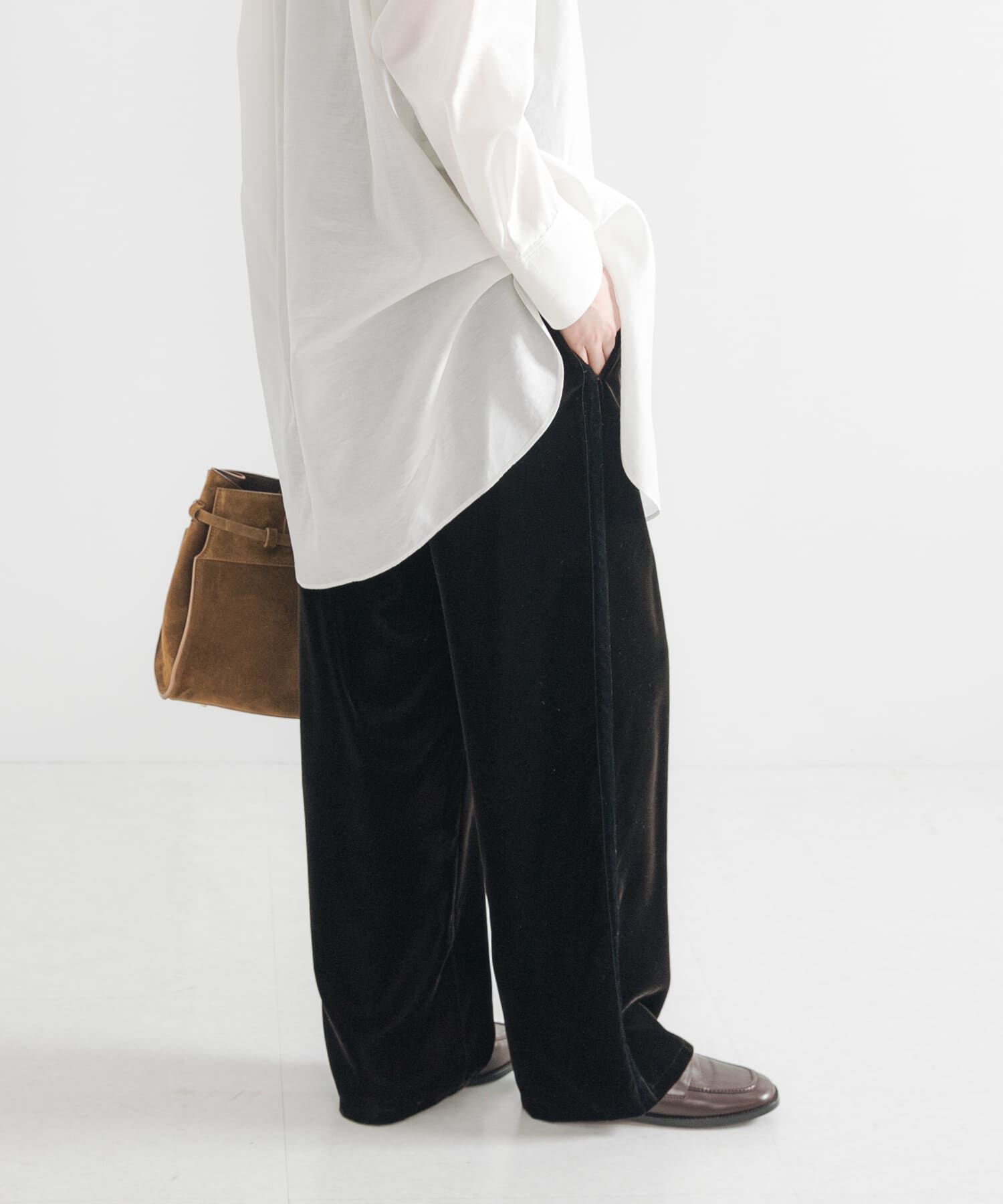 URBAN RESEARCH「サイドラインベロアイージーパンツ」|その他|