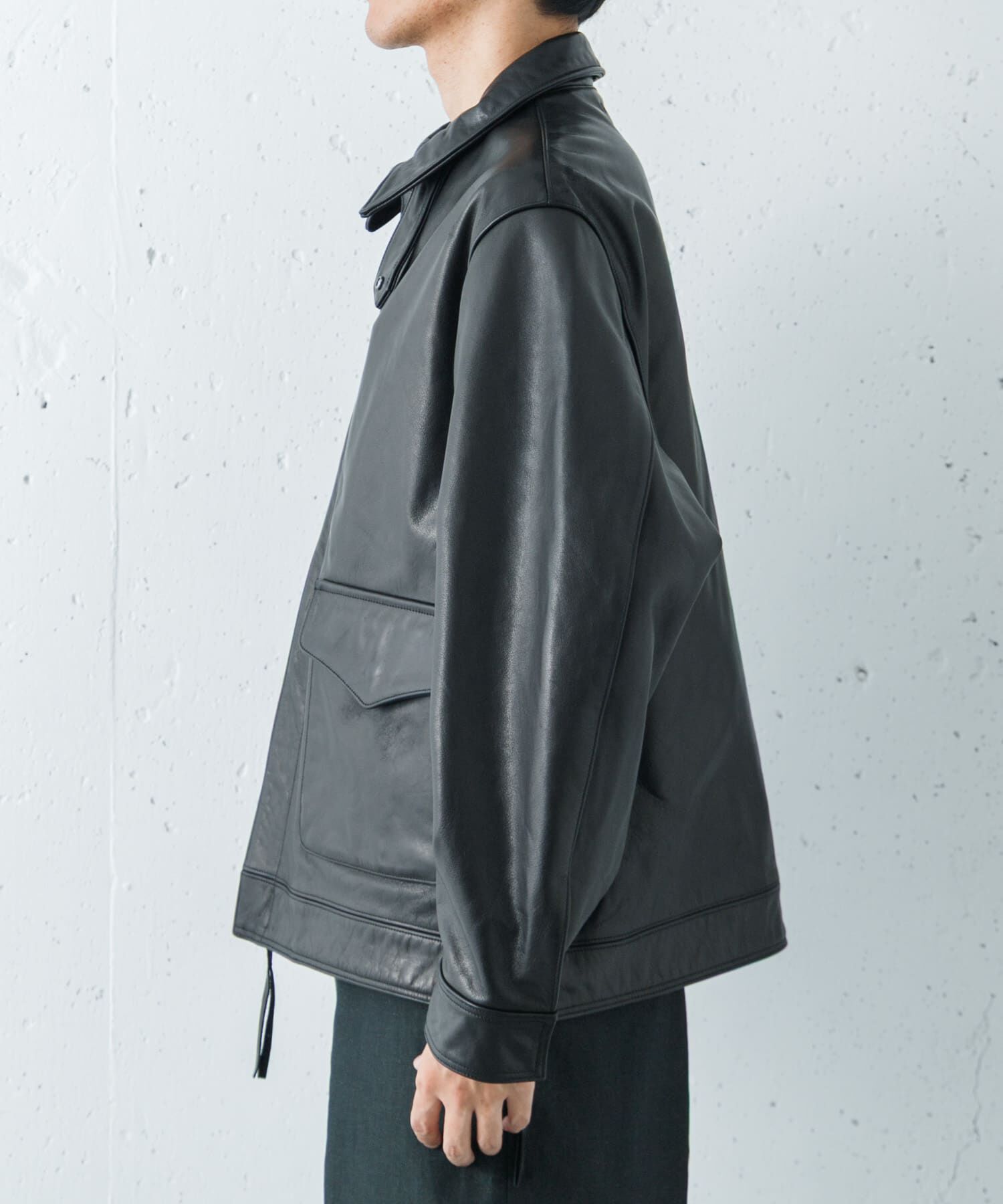 URBAN RESEARCH「new basic　COW LEATHER TYPE A-2 JACKET」|その他|