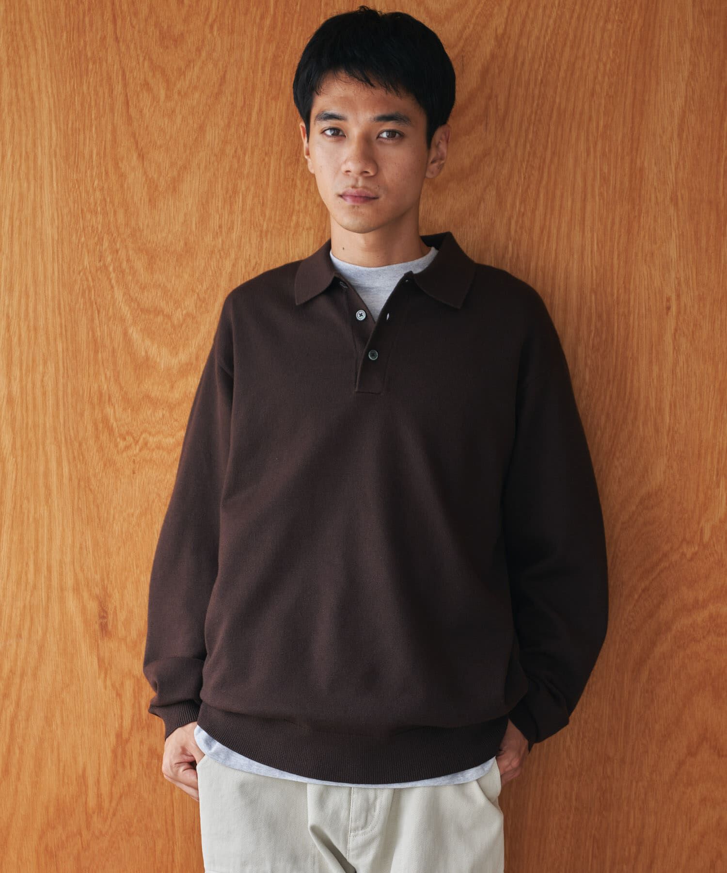 URBAN RESEARCH DOORS「『XLサイズ/WEB限定/仁村紗和さん着用』『UR TECH 200日ニット』 ポロシャツ」|ポロシャツ|