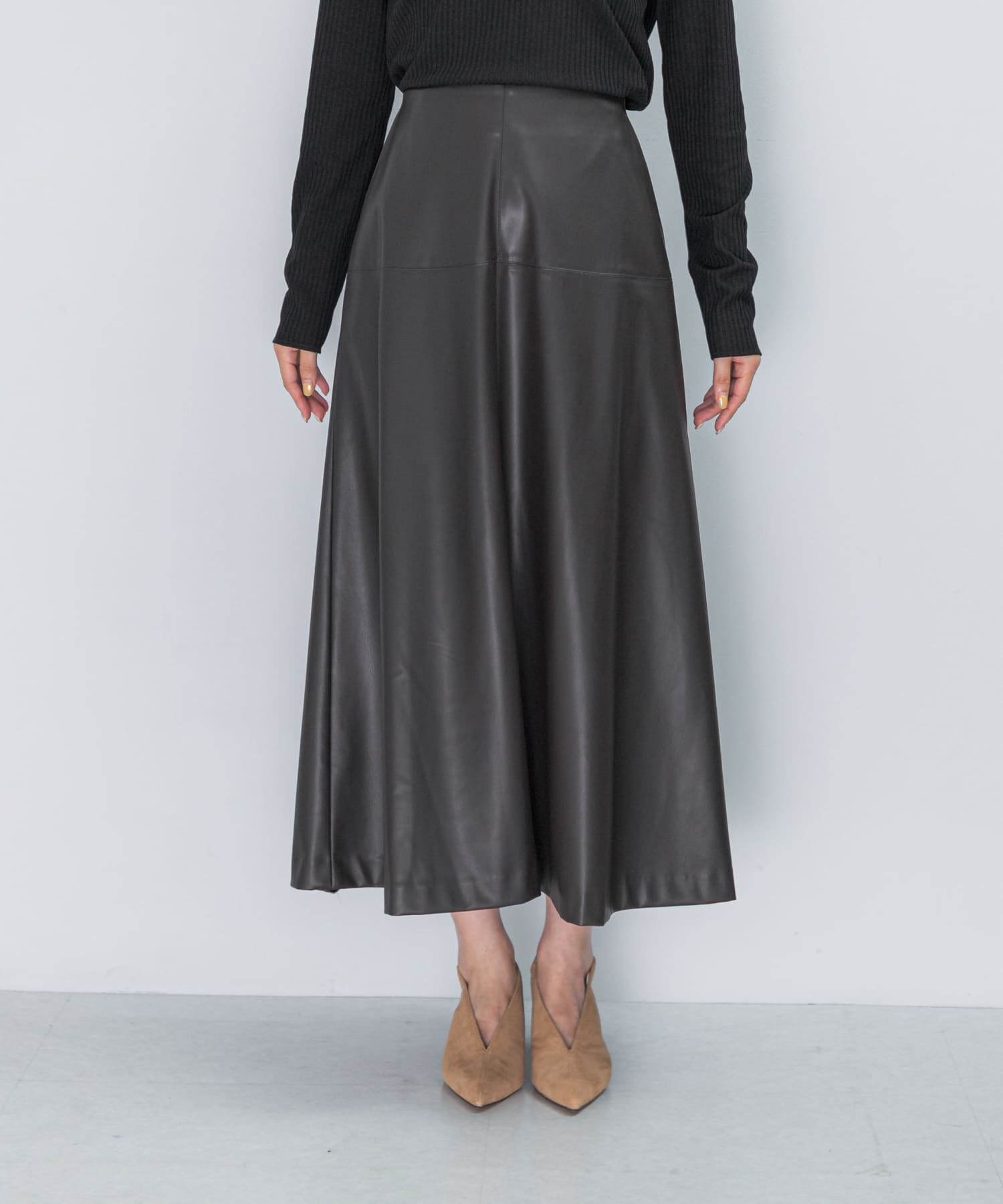 URBAN RESEARCH ROSSO「バックジップフレアスカート」|スカート|