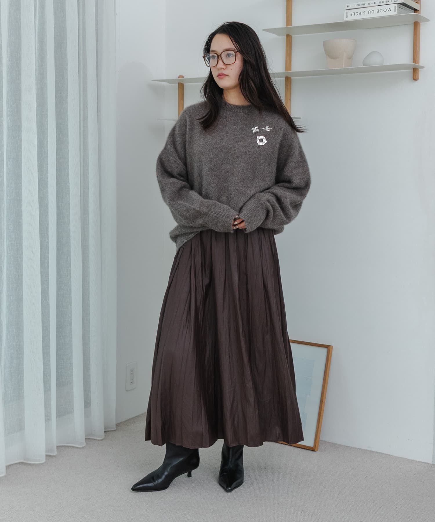 URBAN RESEARCH「チンツプリーツスカート」|スカート|