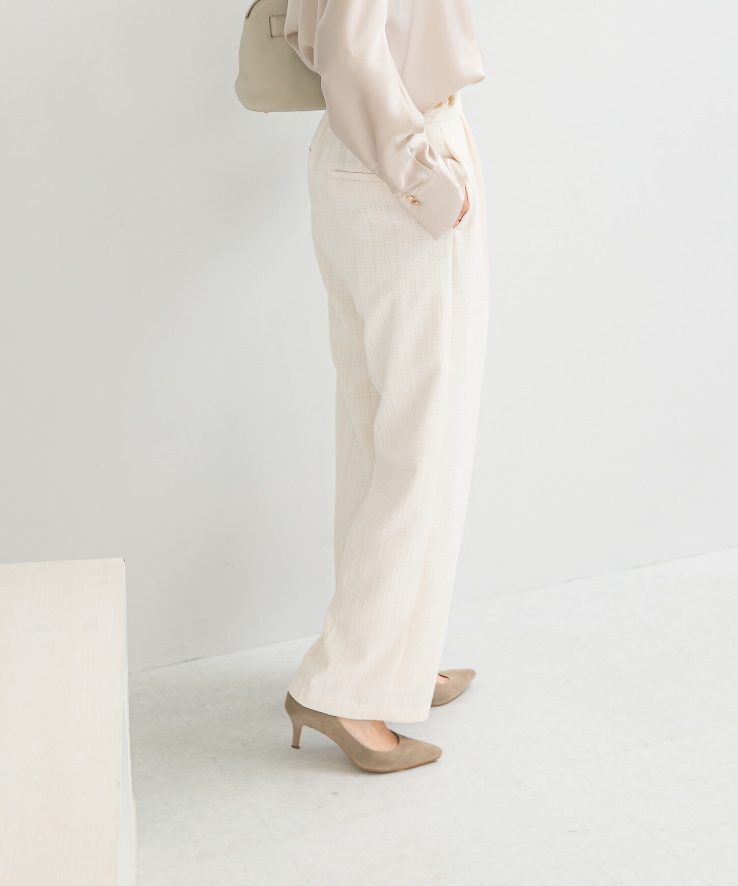 URBAN RESEARCH ROSSO「防シワツイードワイドパンツ」|その他|