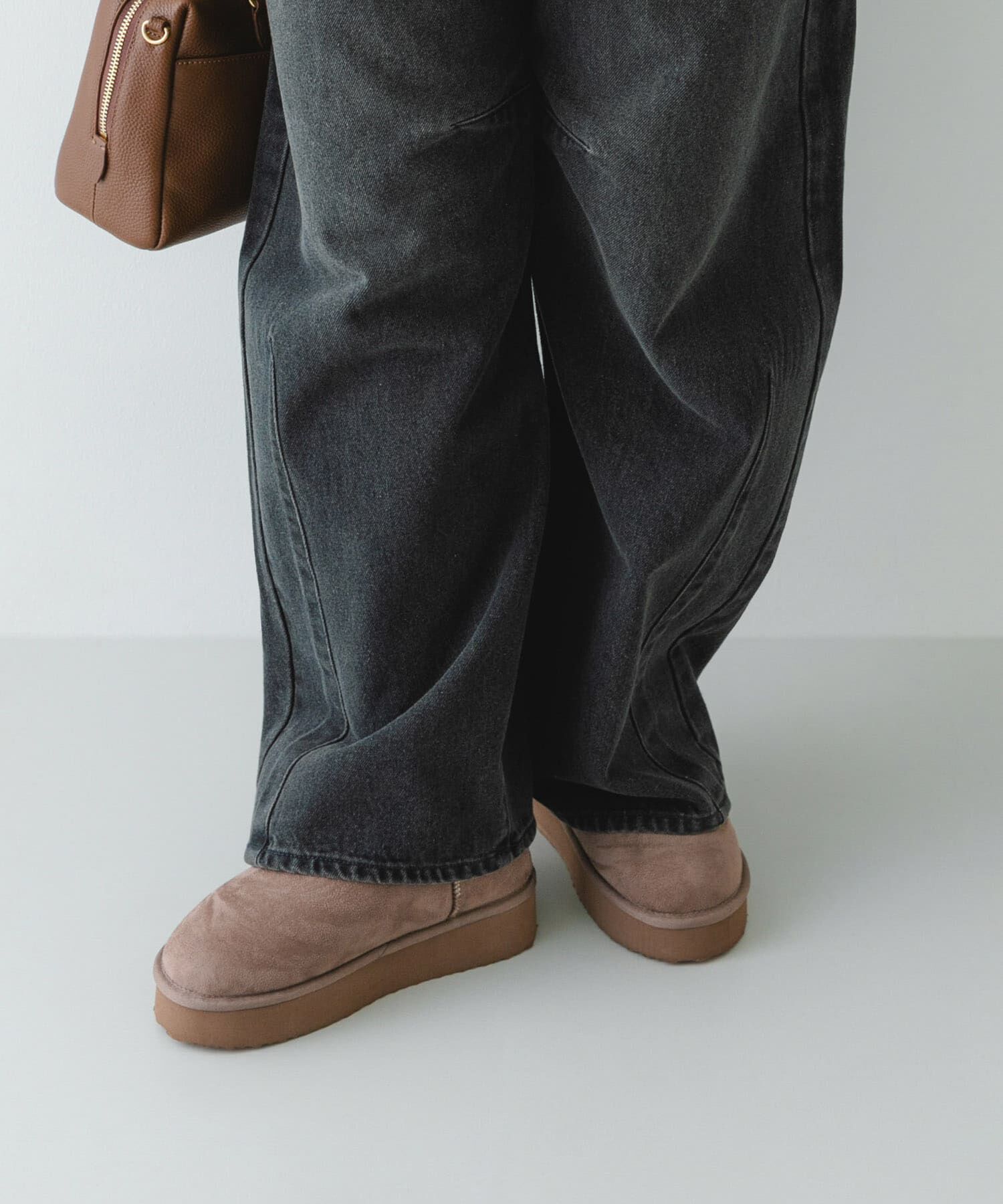 RODE SKO「撥水フラッフィームートンブーツ」|ショートブーツ|