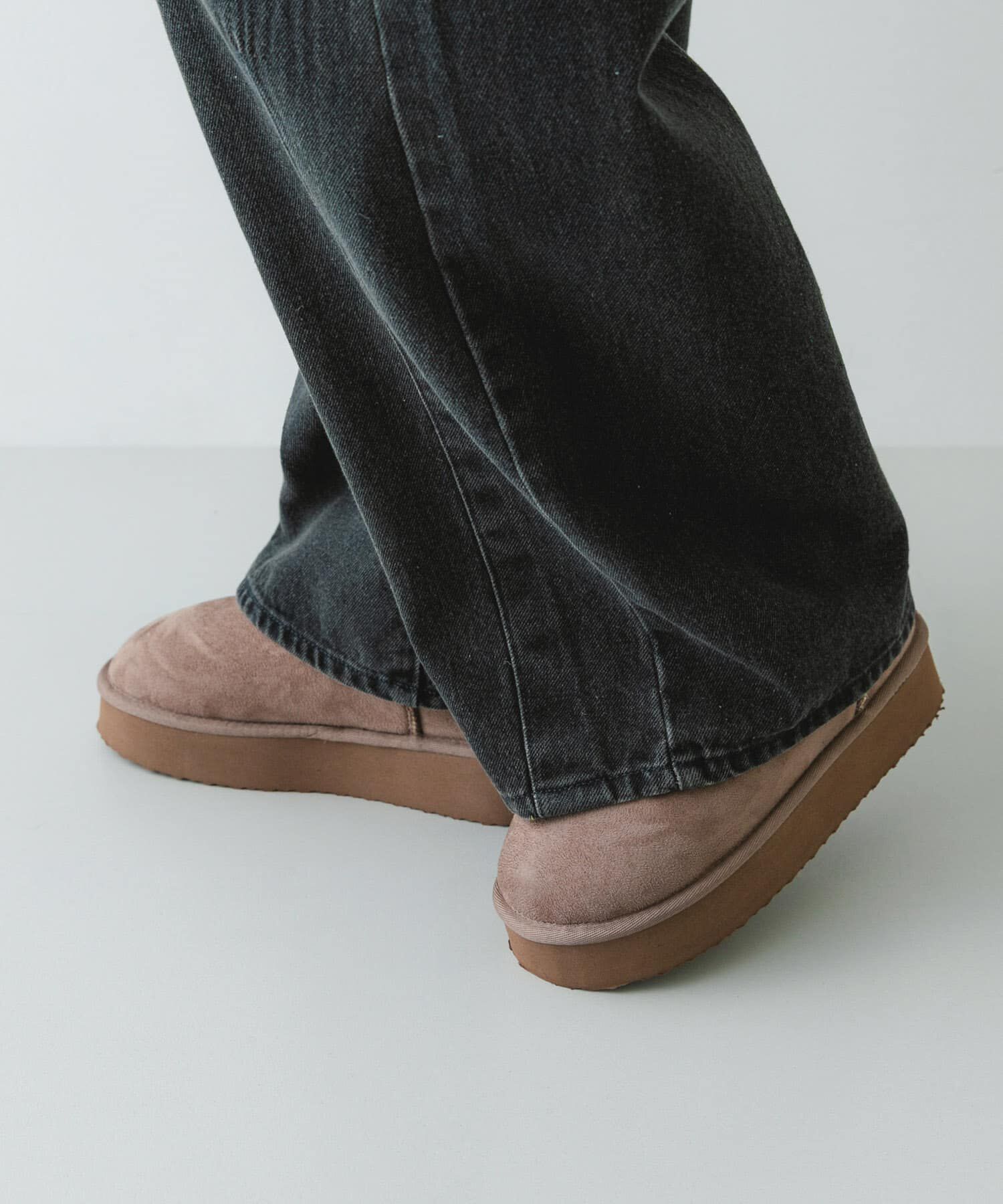 RODE SKO「撥水フラッフィームートンブーツ」|ショートブーツ|