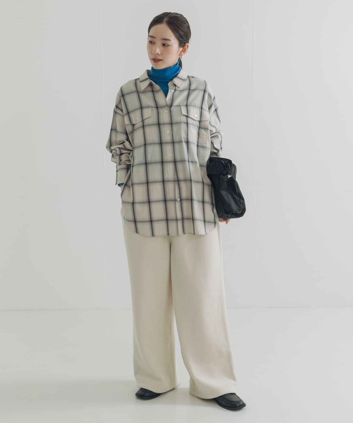 URBAN RESEARCH「『UR TECH』裏起毛タートルネックカットソー」|Tシャツ・カットソー|