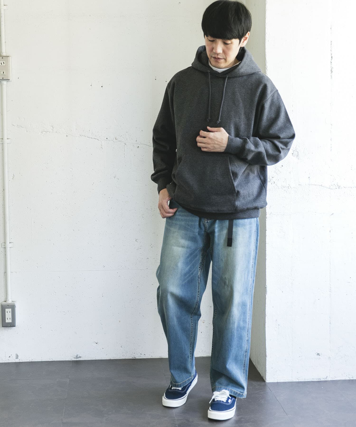 URBAN RESEARCH DOORS「裏起毛プルオーバーフーディー」|パーカー|