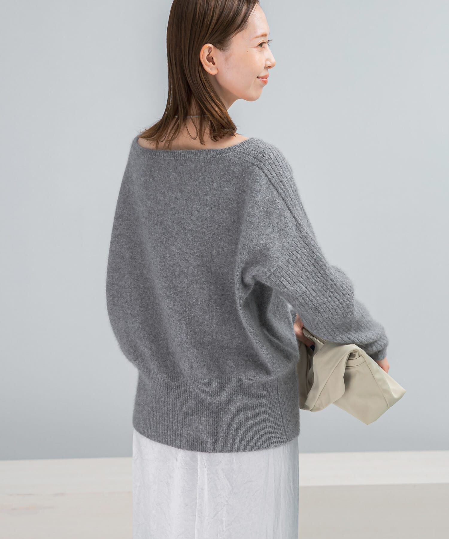 URBAN RESEARCH ROSSO「エアリーニット2WAYネックプルオーバー」|ニット・セーター|