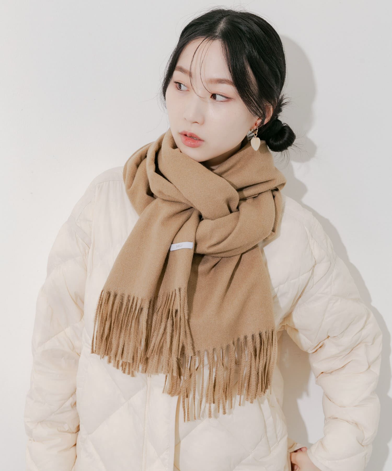 SMELLY「ムジシンプルマフラー」|マフラー|