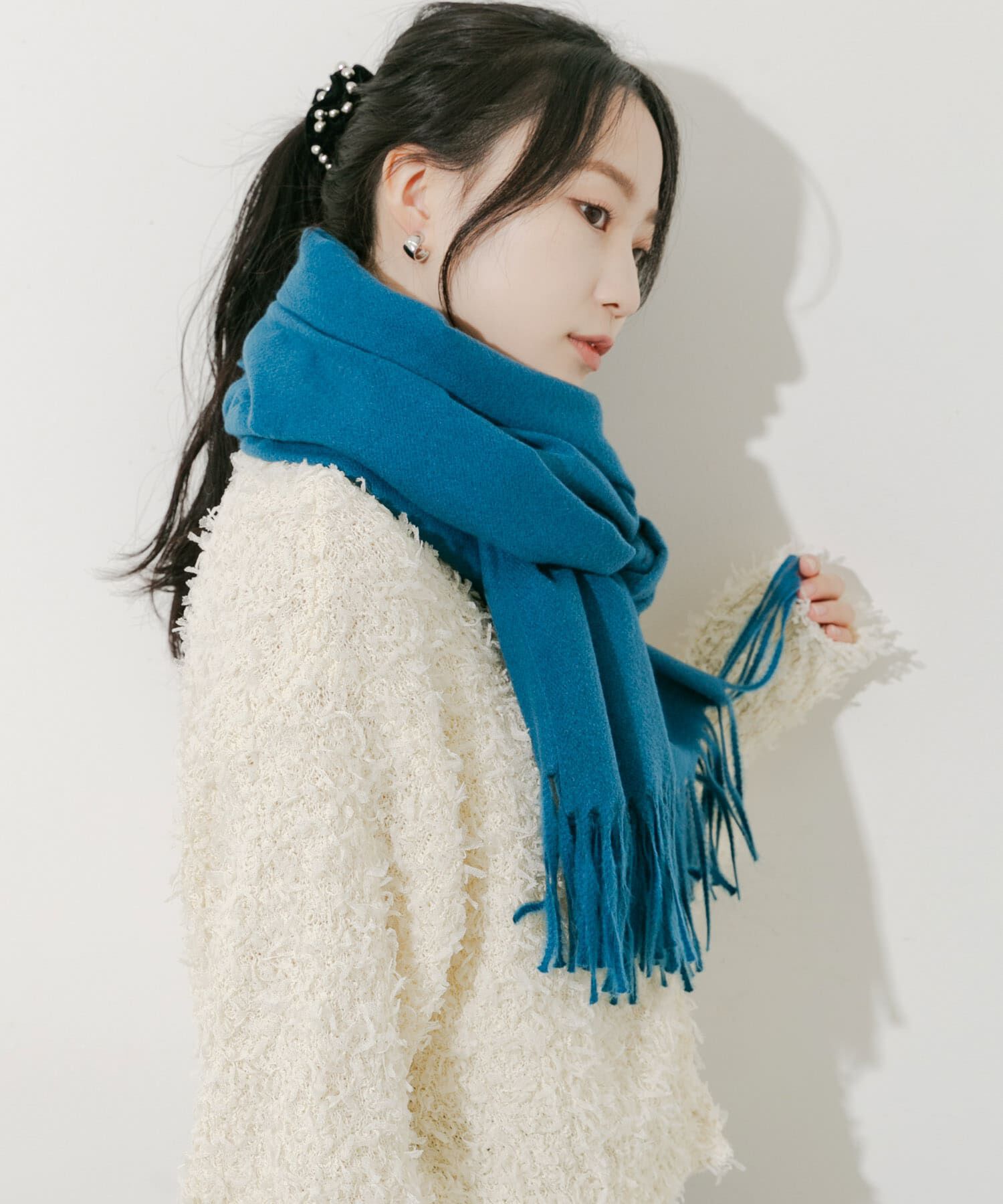 SMELLY「ムジシンプルマフラー」|マフラー|