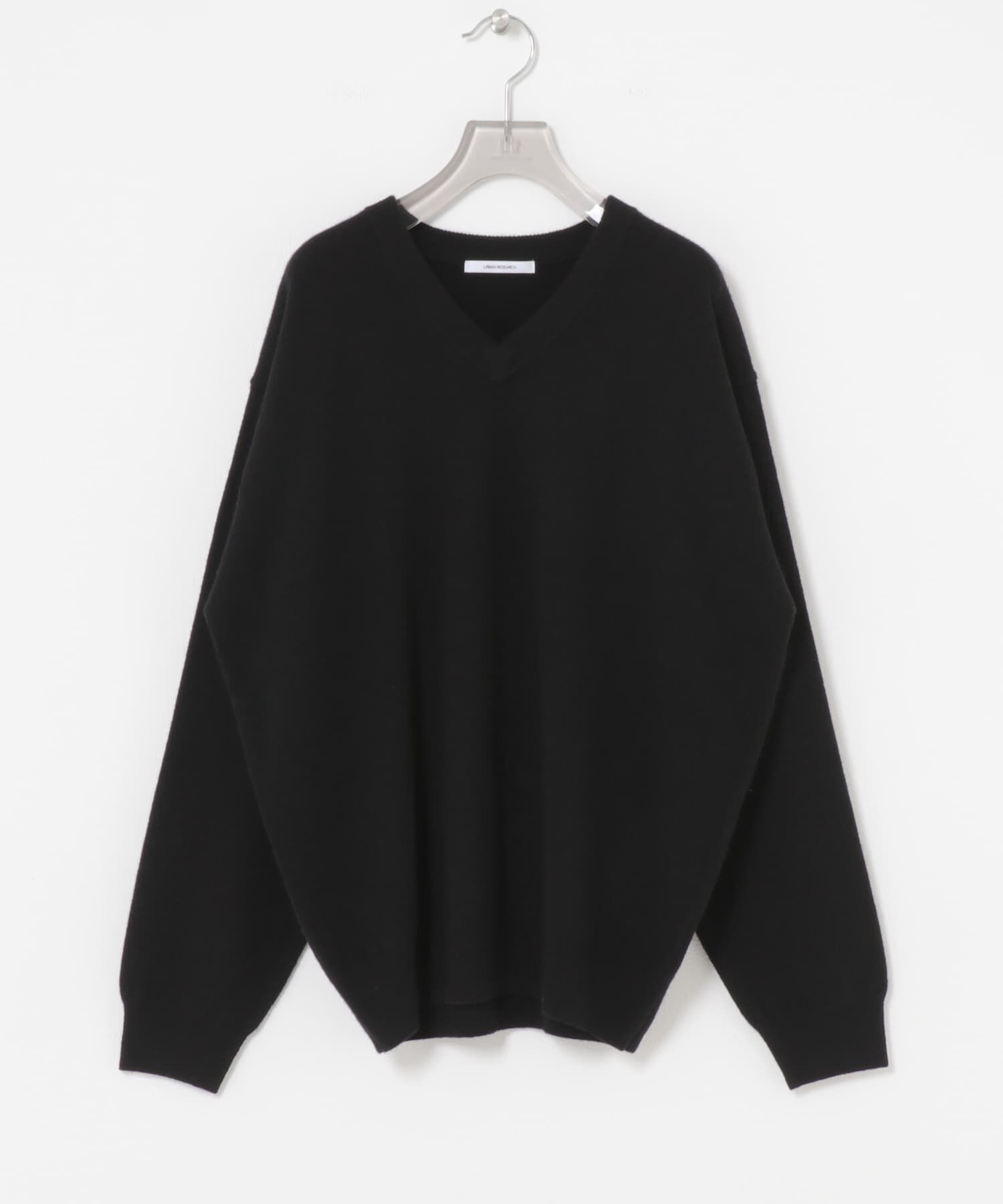 URBAN RESEARCH「ウール100 Vネックルーズソフトニット」|ニット・セーター|