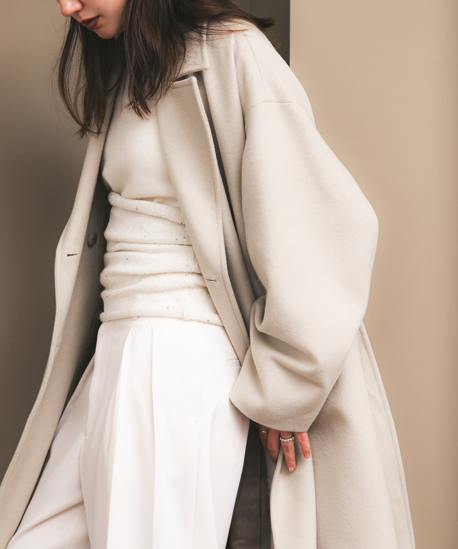 URBAN RESEARCH「スパンコールモヘヤチューブトップ」|チューブトップ|