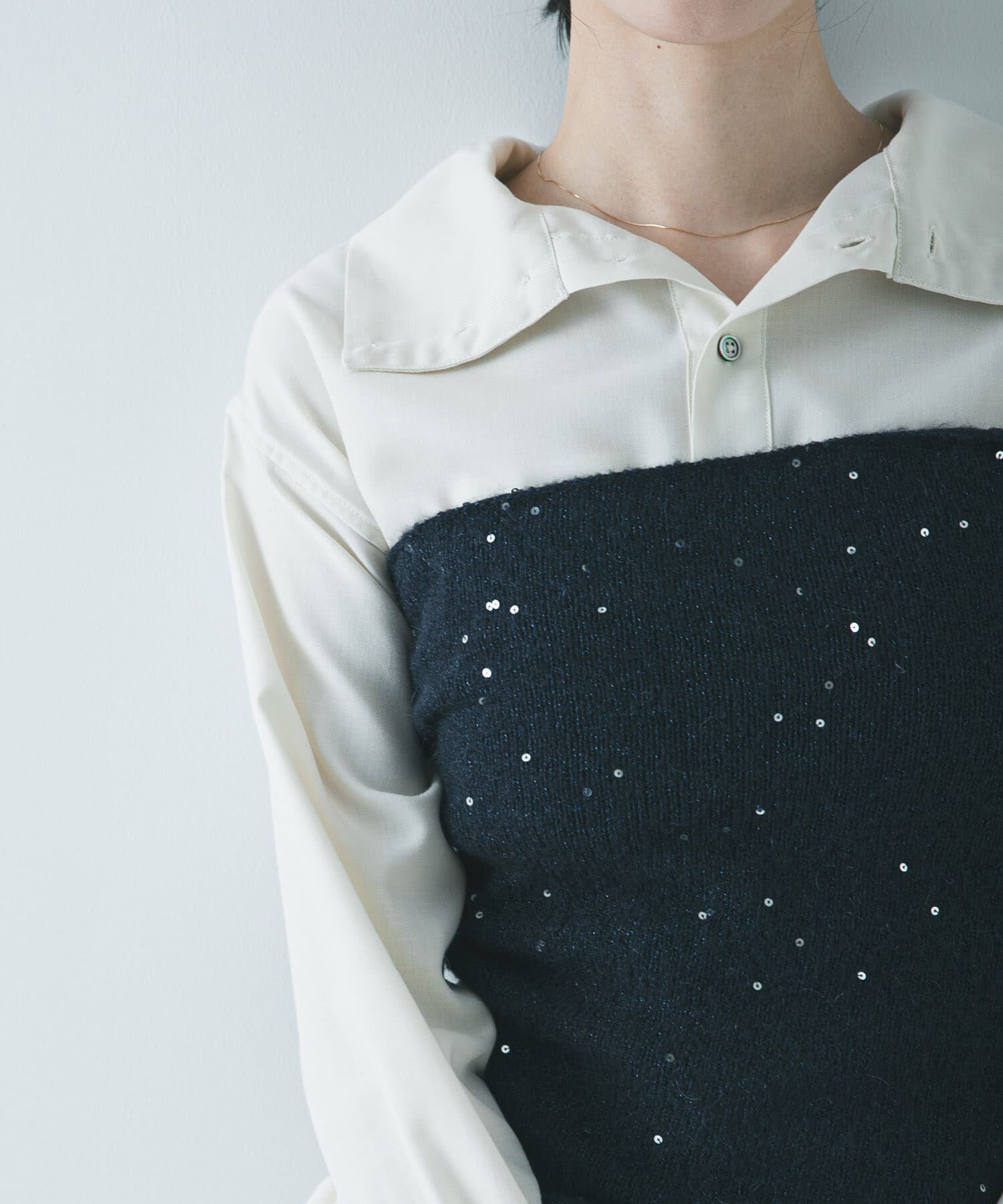 URBAN RESEARCH「スパンコールモヘヤチューブトップ」|チューブトップ|