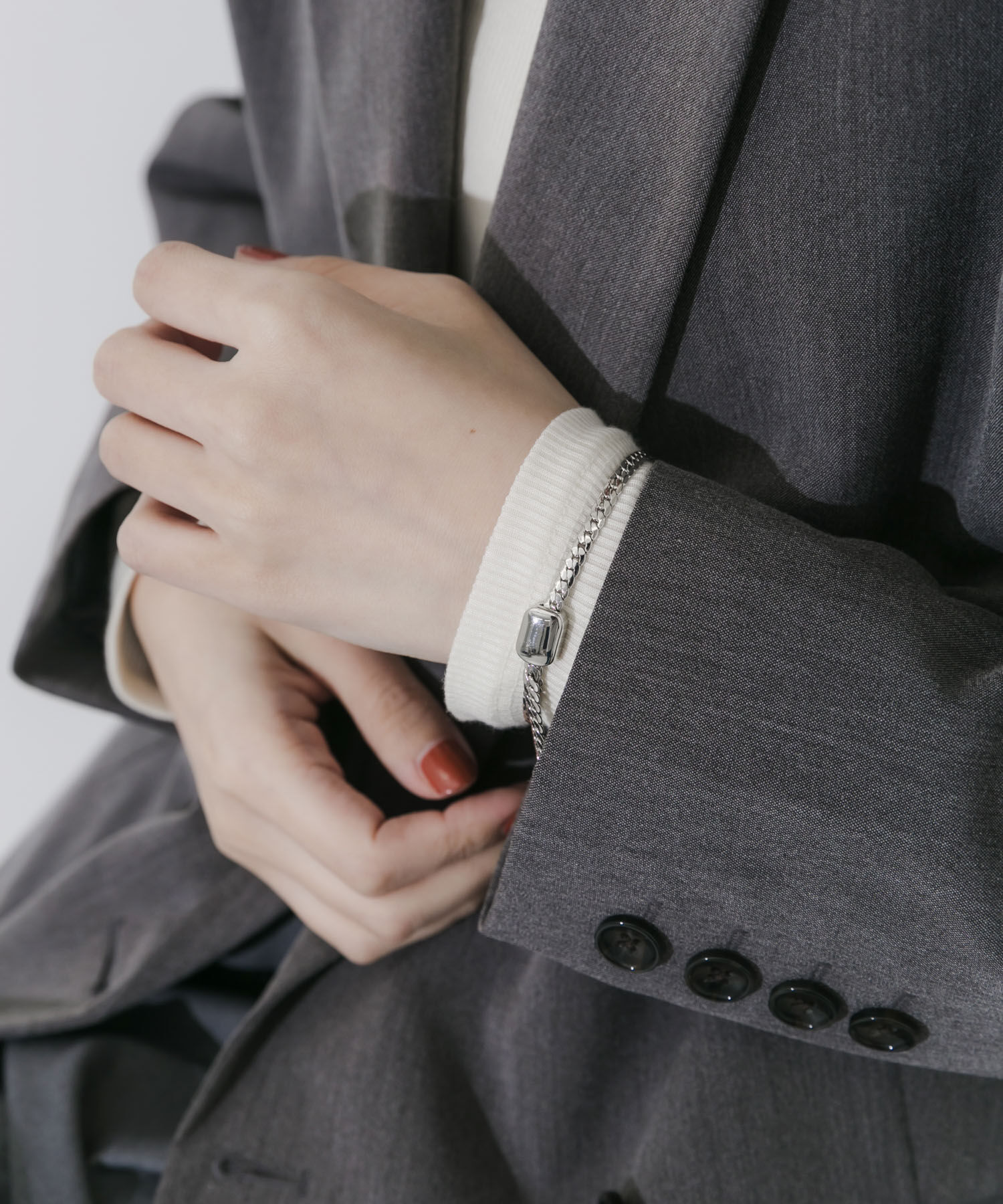 SMELLY「フラットチェーンスライドブレスレット」|ブレスレット・バングル|