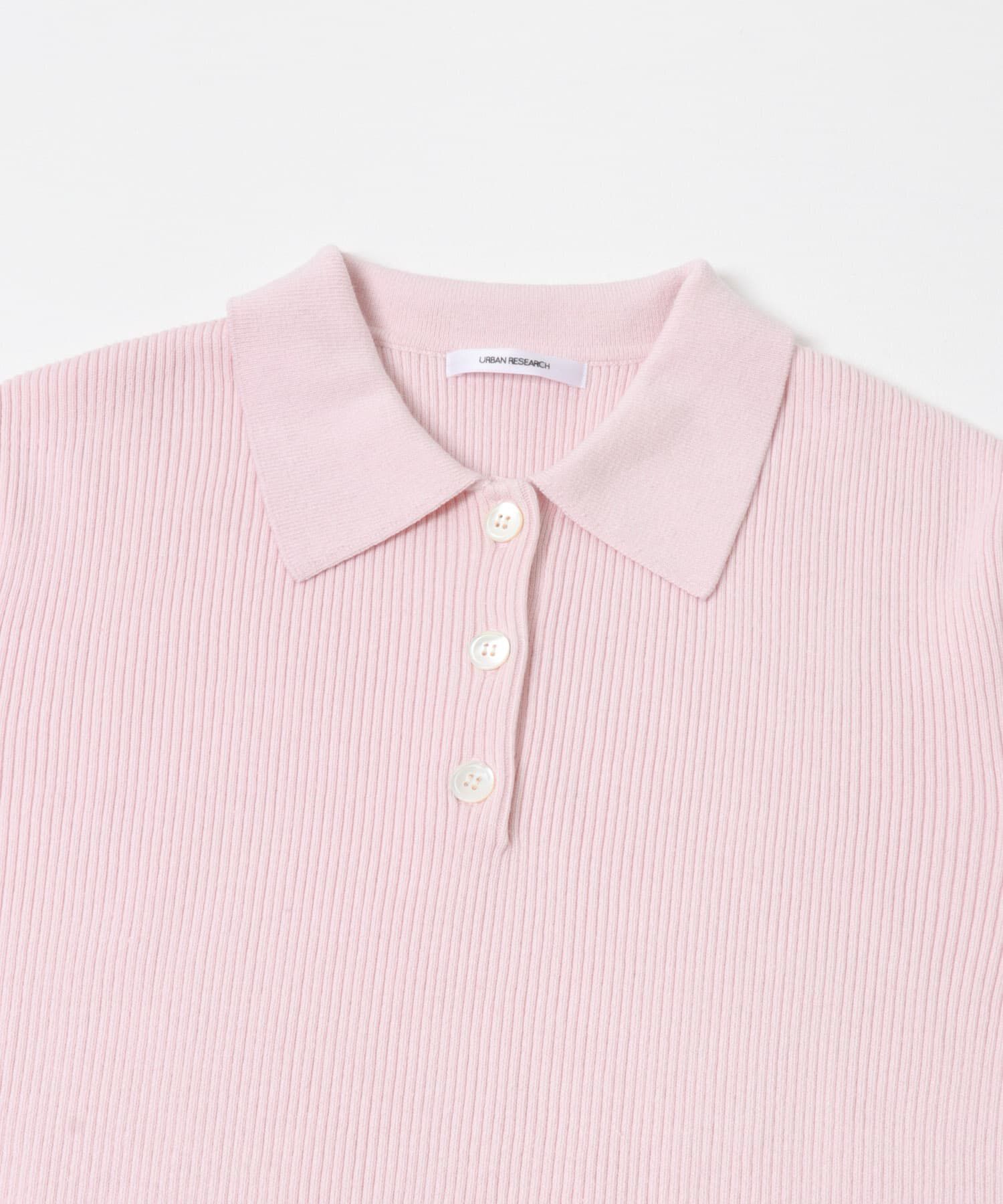 URBAN RESEARCH「コットンシルクポロ衿ニット」|ニット・セーター|