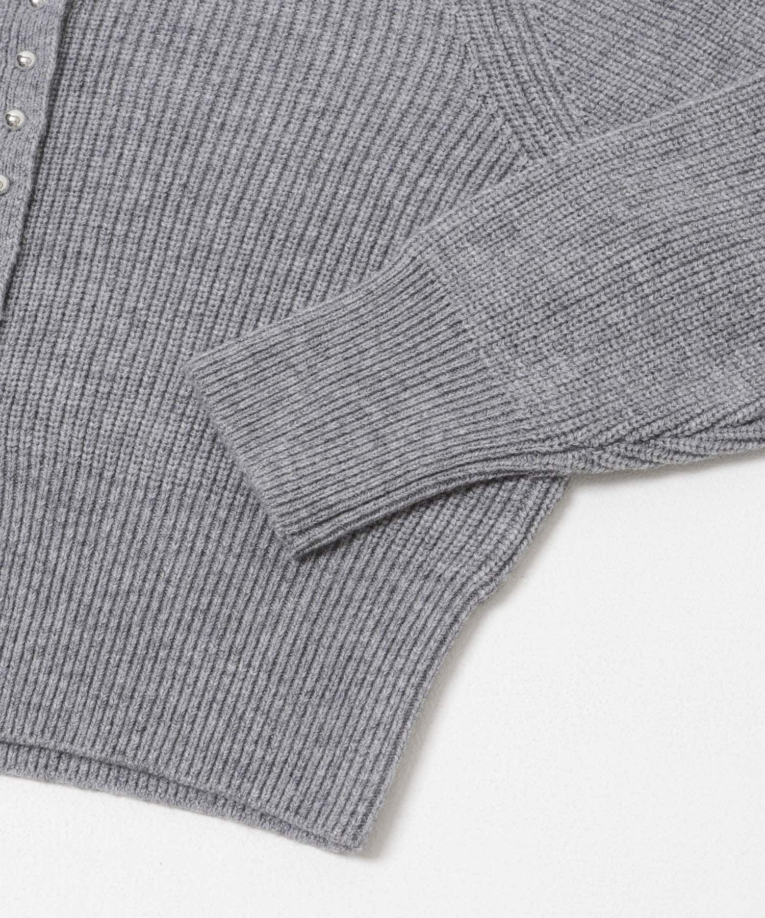 URBAN RESEARCH ROSSO「ボタンデザインニットプルオーバー」|カーディガン|