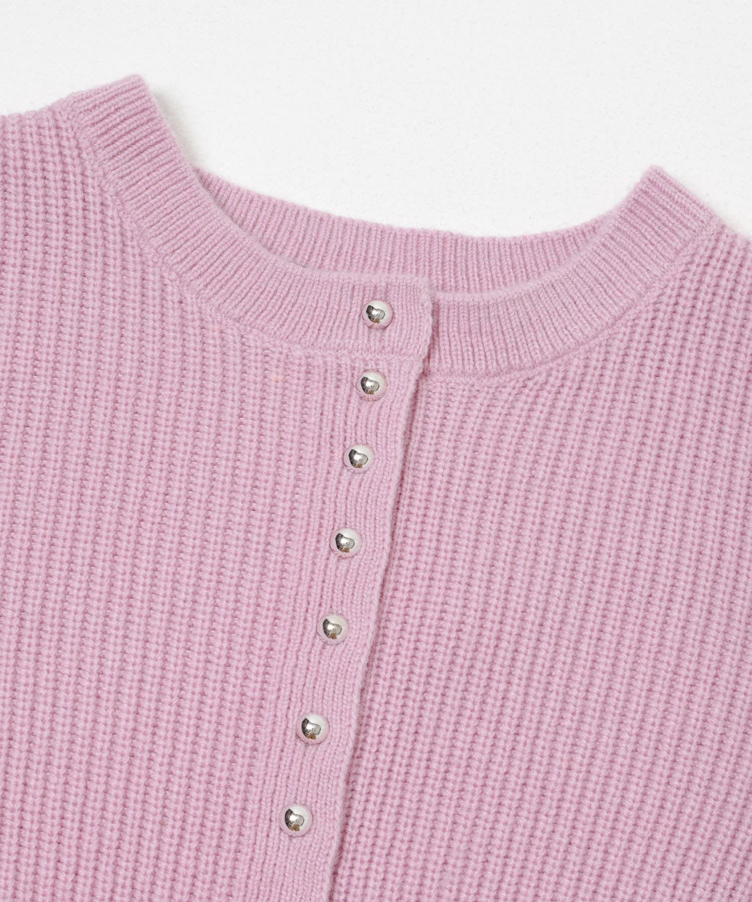 URBAN RESEARCH ROSSO「ボタンデザインニットプルオーバー」|カーディガン|