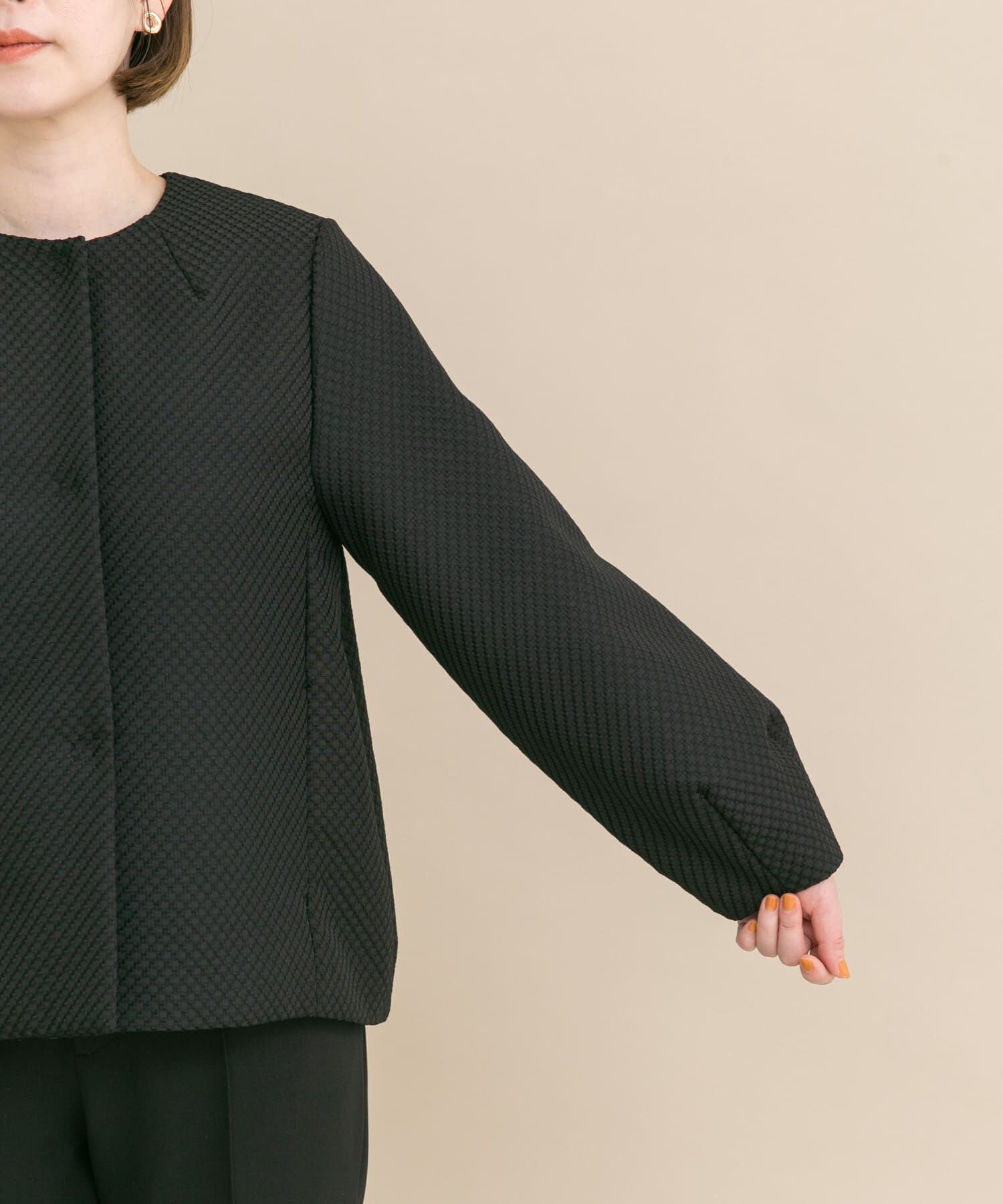 URBAN RESEARCH ROSSO「『WEB/一部店舗限定』中綿ジャガードジャケット」|ダウン|