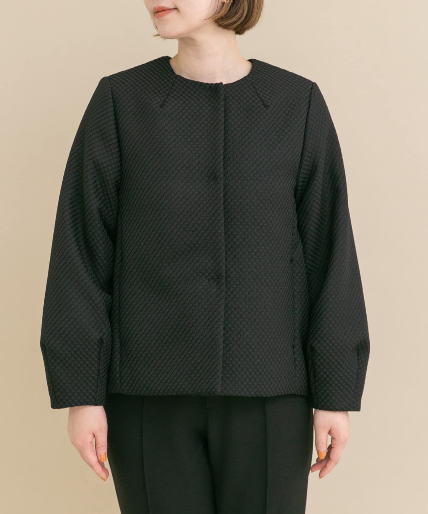 URBAN RESEARCH ROSSO「『WEB/一部店舗限定』中綿ジャガードジャケット」|ダウン|