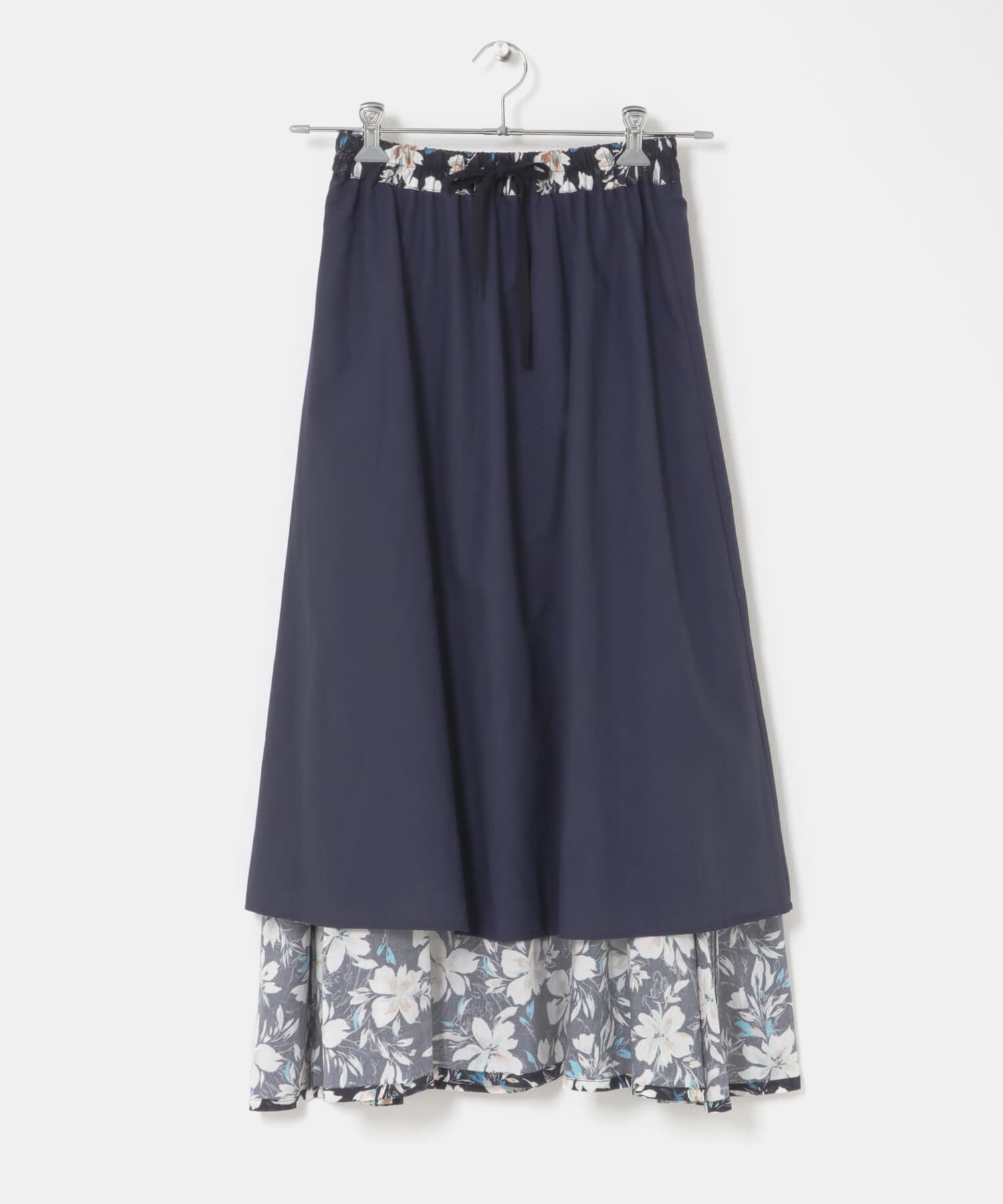 URBAN RESEARCH DOORS「レーヨンフラワープリントスカート」|スカート|