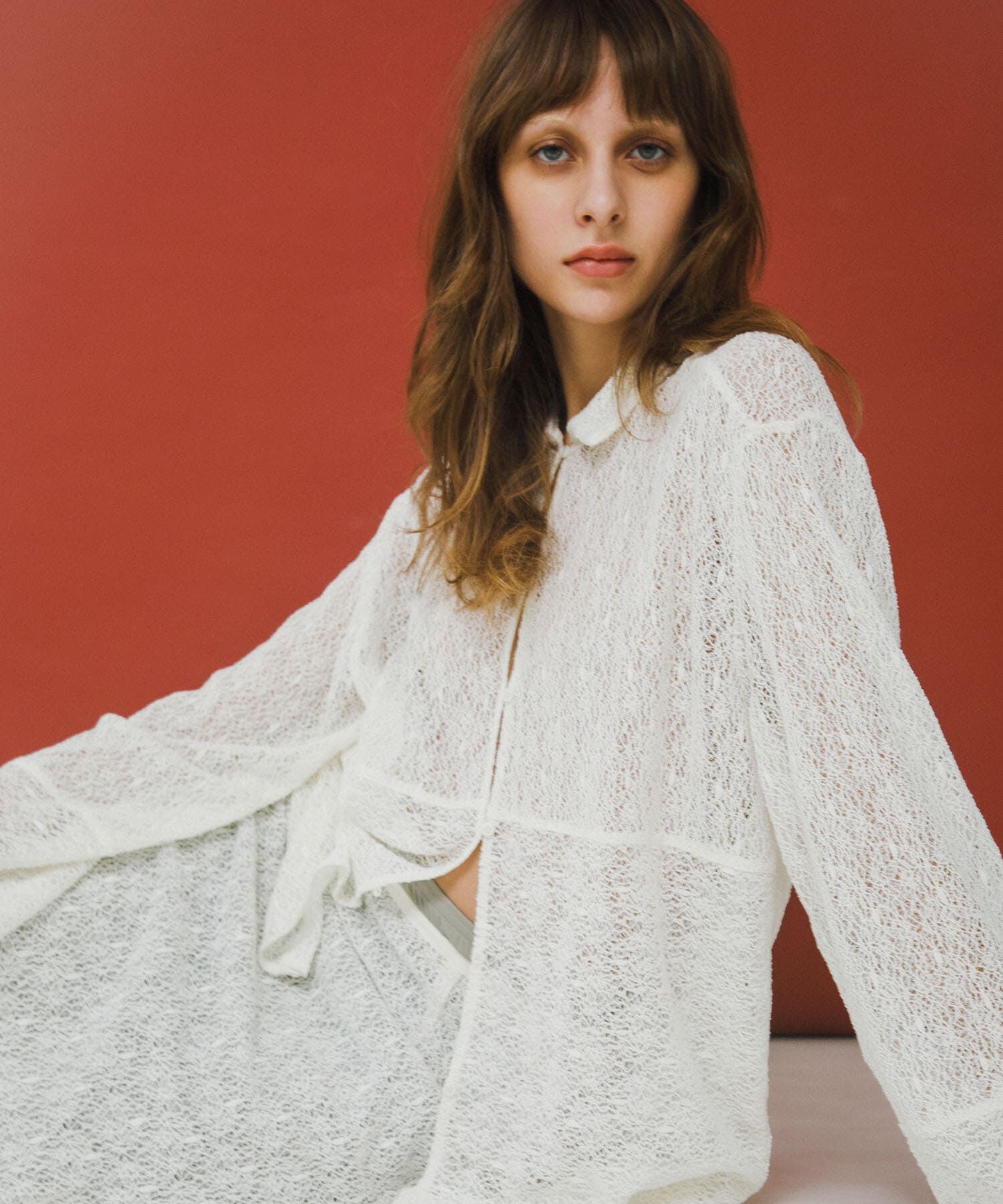 LAATO「melon lace shirts」|シャツ・ブラウス|ホワイト