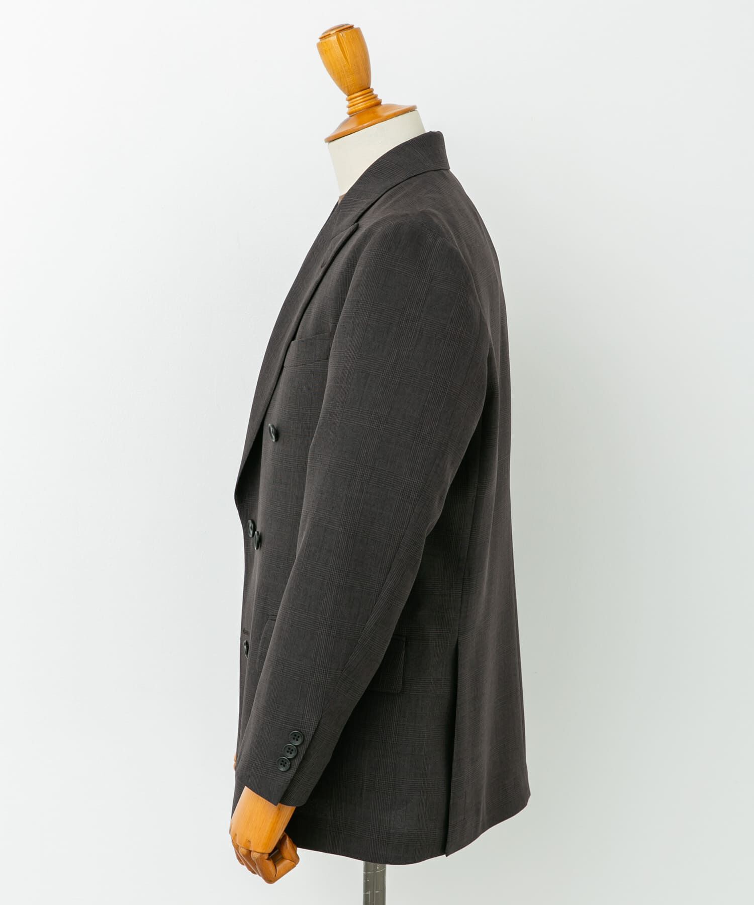 URBAN RESEARCH DOORS「LIFE STYLE TAILOR　ウーリーノグレンチェックダブルジャケット」|その他|