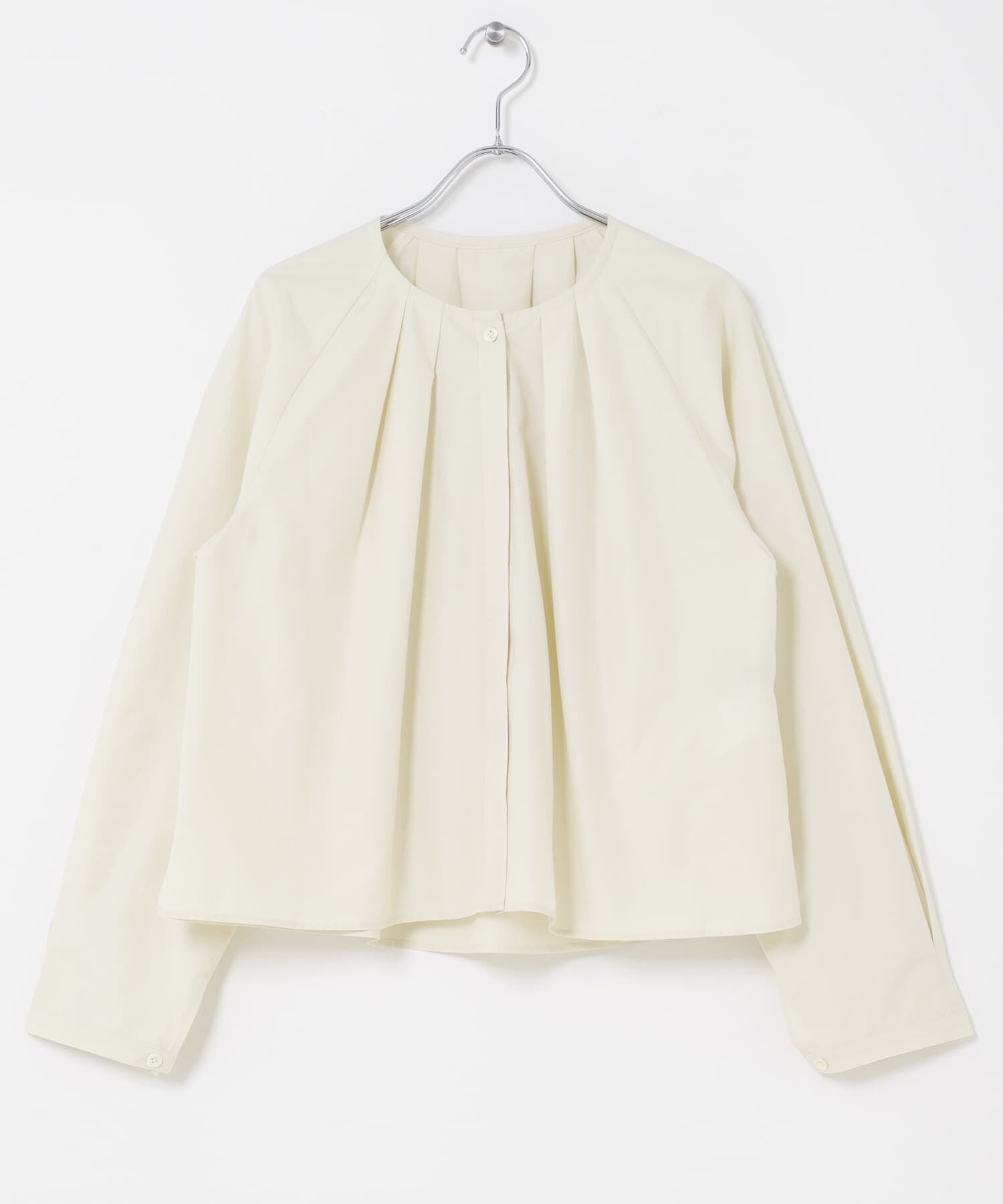 URBAN RESEARCH ROSSO「タックボリュームショートシャツブラウス」|シャツ・ブラウス|