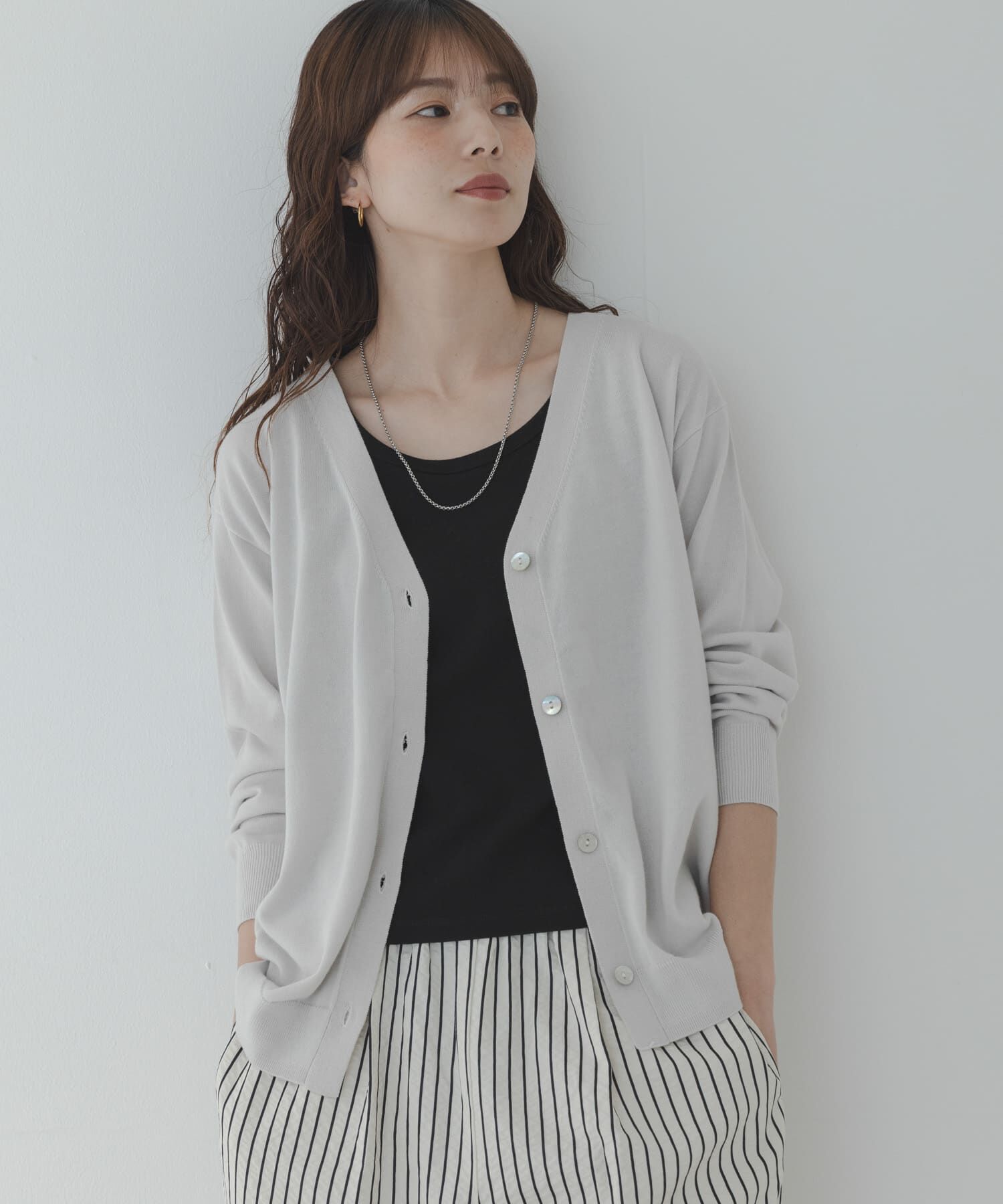 Sonny Label 「『WEB限定』クールミストミディカーディガン」|ニット・セーター|