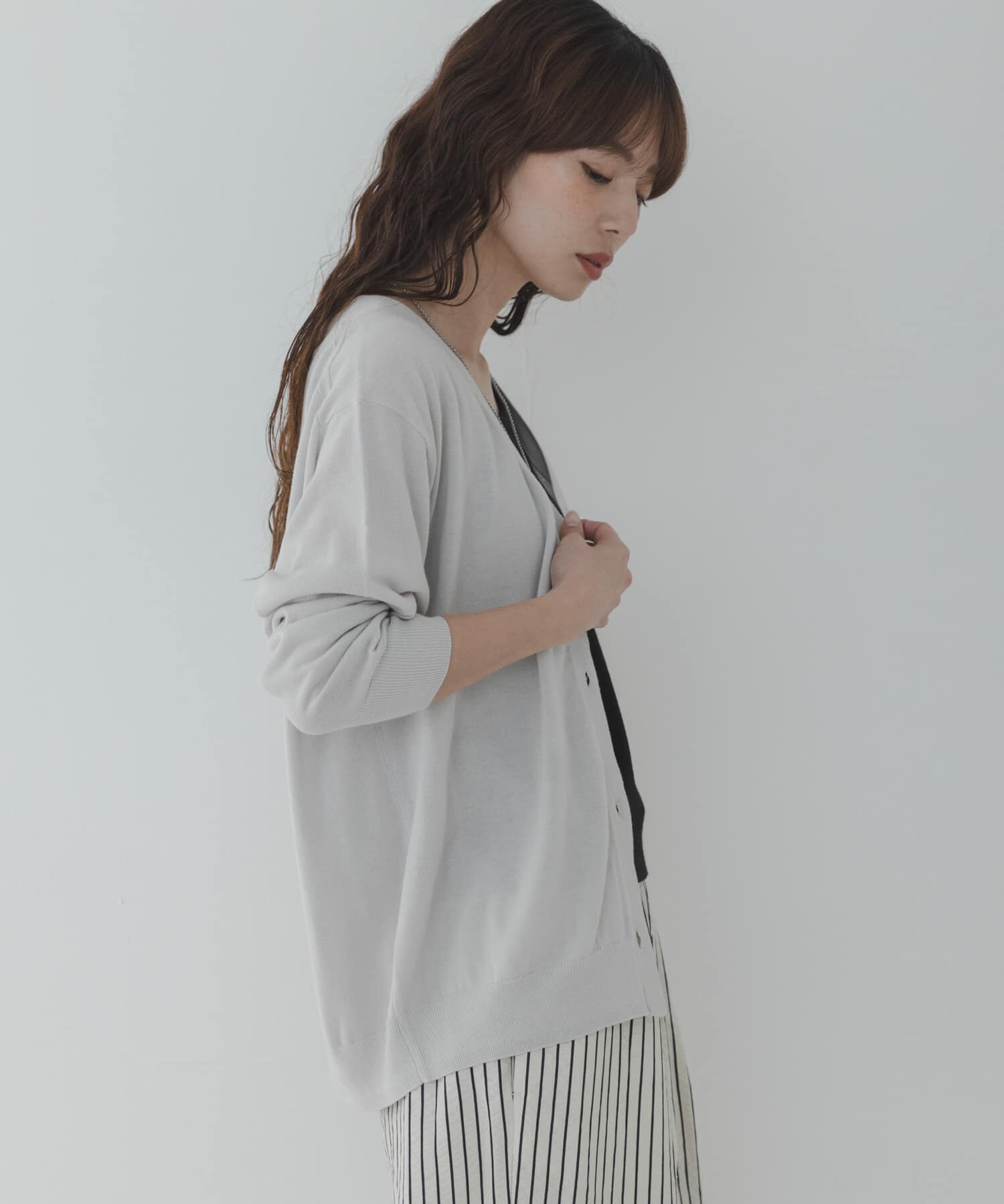 Sonny Label 「『WEB限定』クールミストミディカーディガン」|ニット・セーター|