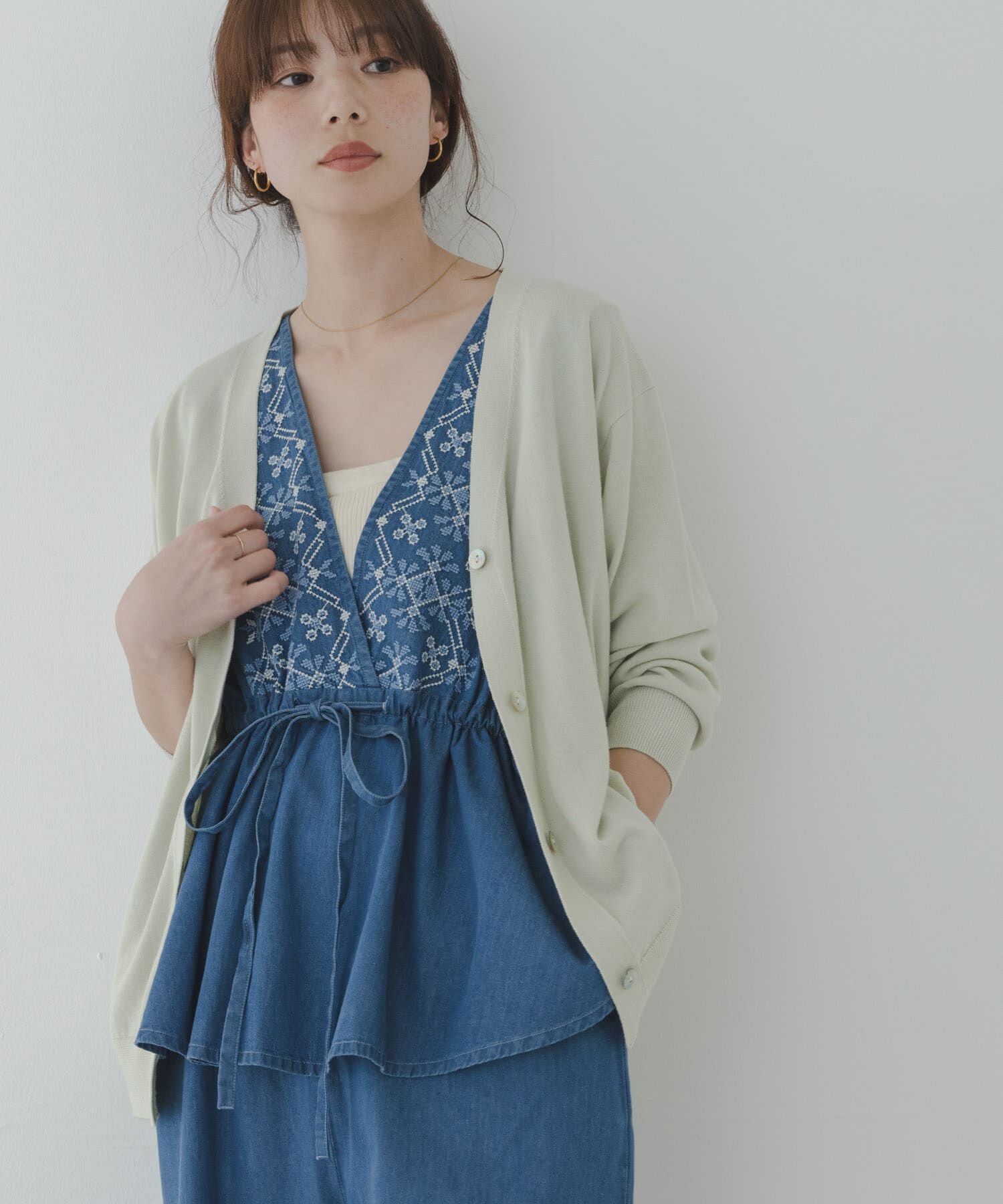 Sonny Label 「『WEB限定』クールミストミディカーディガン」|ニット・セーター|