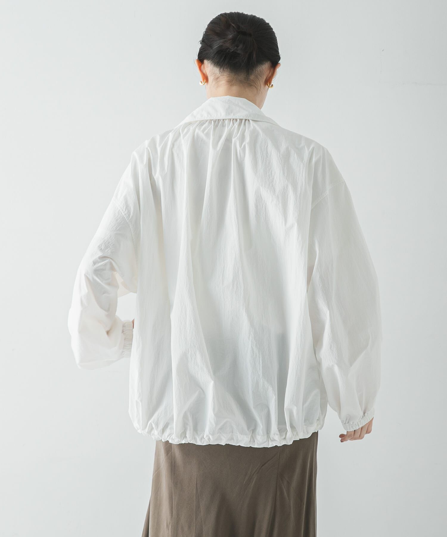 URBAN RESEARCH「撥水ナイロンギャザーブルゾン」|ブルゾン・スタジャン|