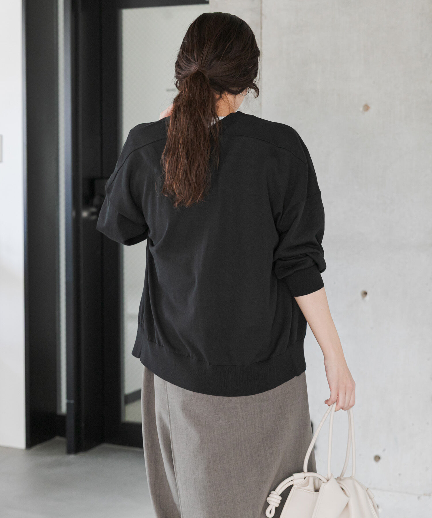 URBAN RESEARCH DOORS「『UR TECH』サマシェアニットカーディガン」|カーディガン|