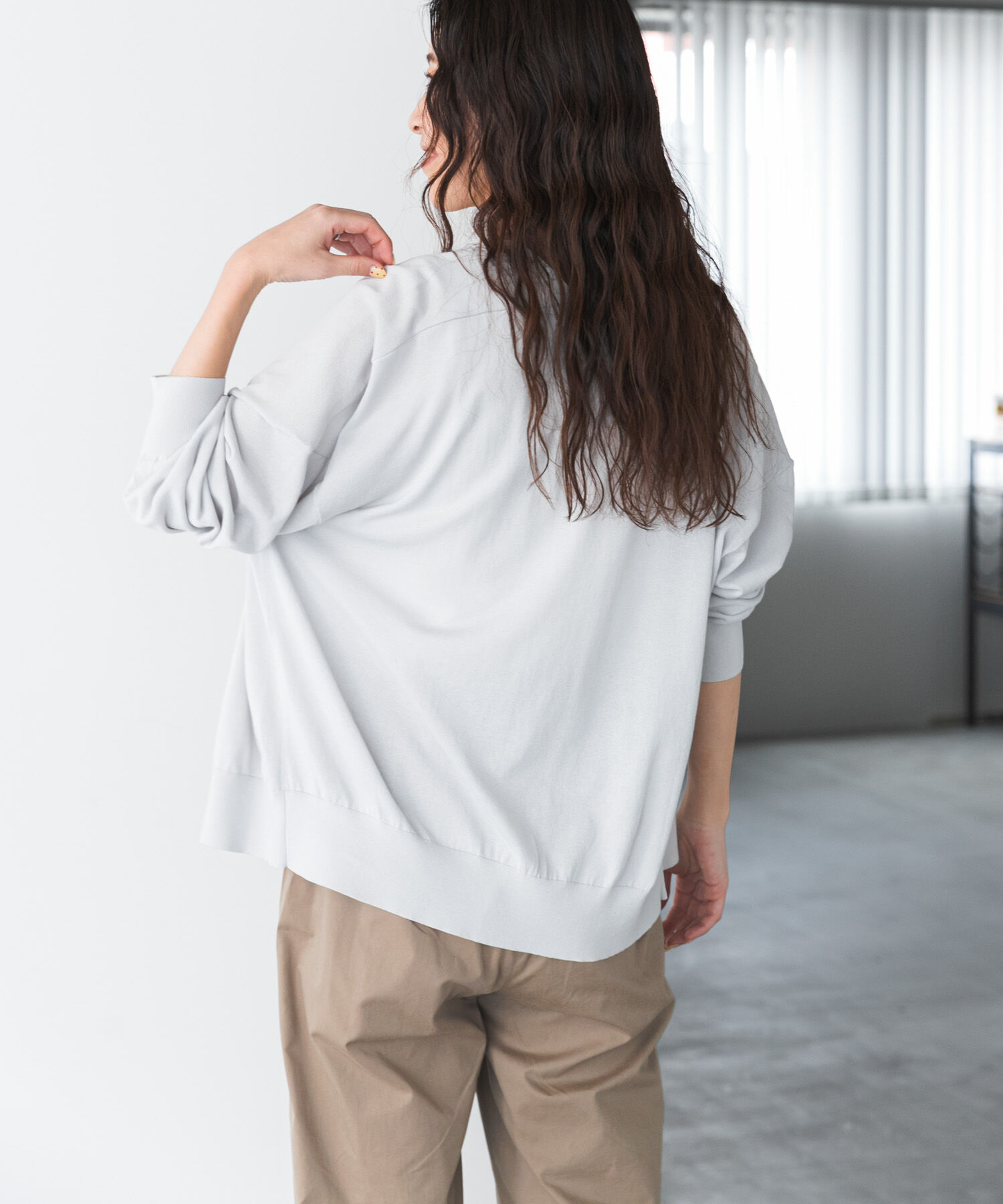 URBAN RESEARCH DOORS「『UR TECH』サマシェアニットカーディガン」|カーディガン|