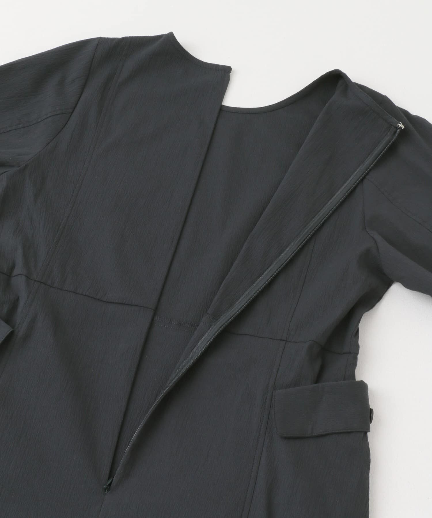  「サイドポケットコクーンワンピース」|ワンピース|